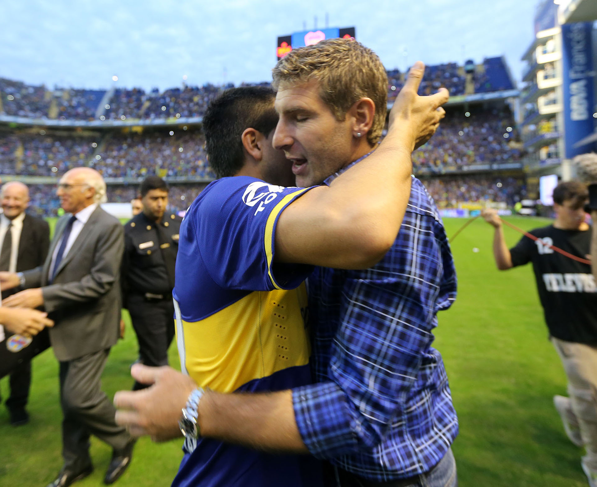 Con Martín Palermo fueron referentes de una época gloriosa del “Xeneize” (NA)