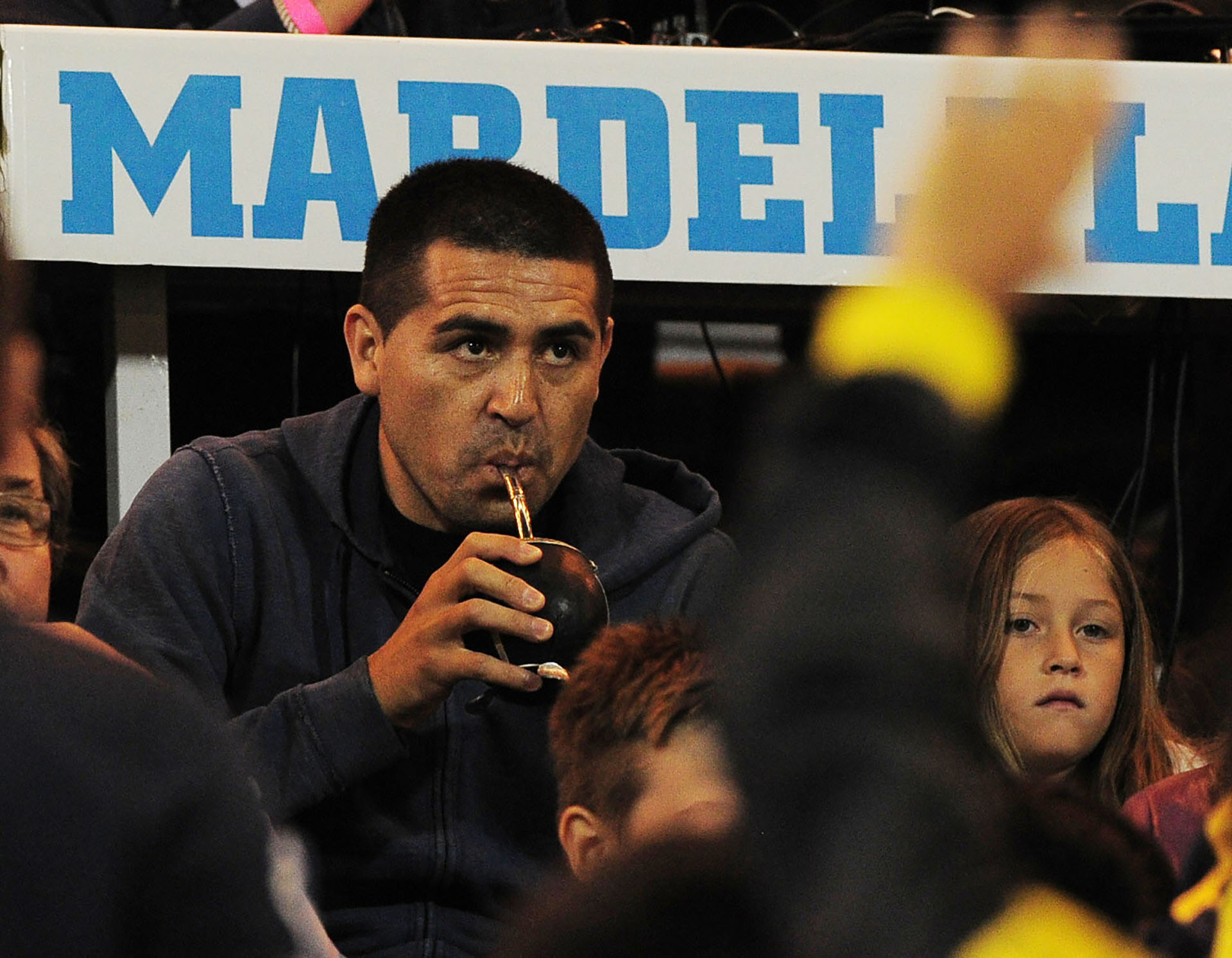 El mate, la compañía infaltable de Román (NA)