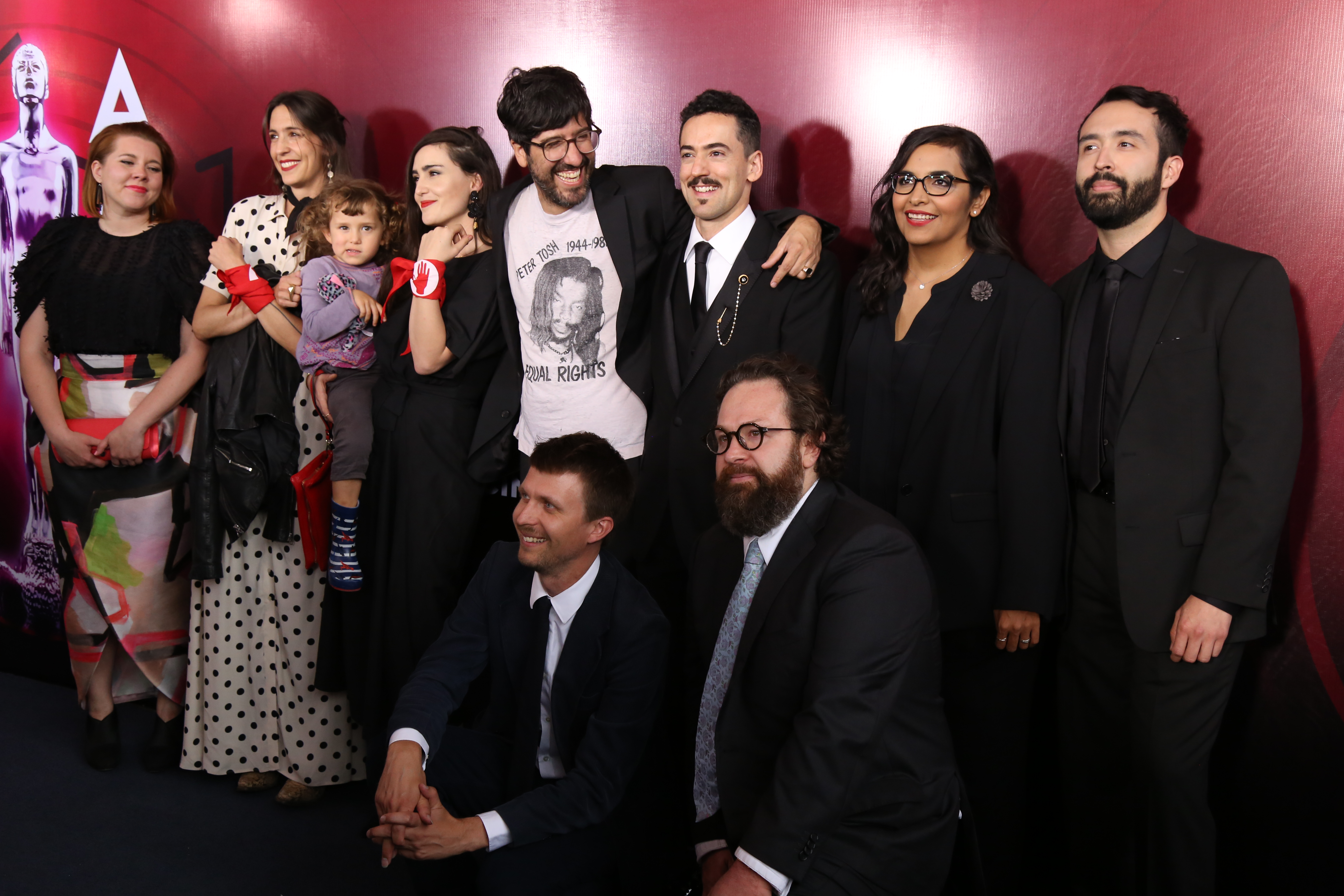 Elenco de Bayoneta (Foto: Juan Vicente Manrique/Infobae)