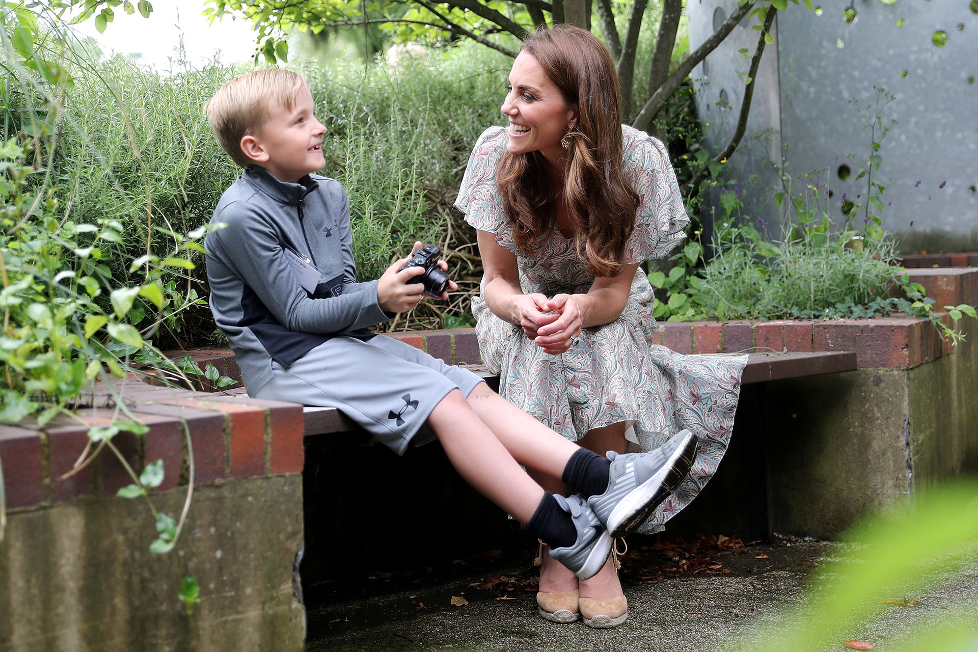 Britain's Catherine, Duchess of Cambridge joins a photography workshop with Action for Children in Kingston upon Thames, Britain, June 25, 2019. Chris Jackson/Pool via REUTERS