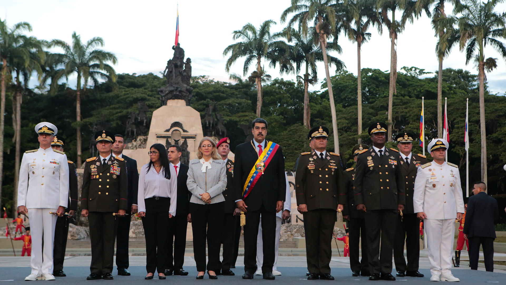 El Día del Ejército en Venezuela, con la notoria ausencia de Cabello y sin la realización del tradicional desfile (Reuters)
