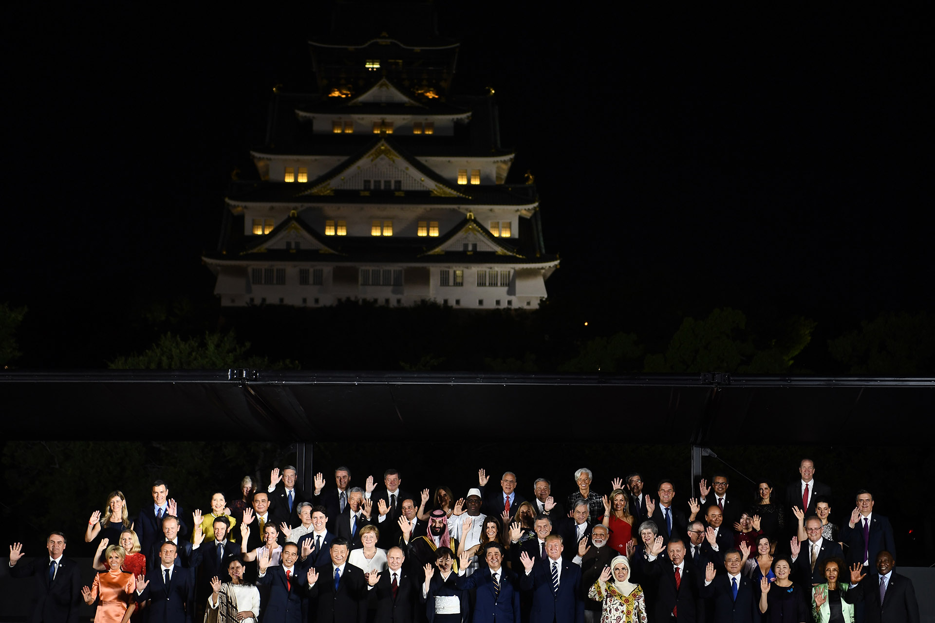 La noche previa a la Cumbre del G20, en Osaka, con todos los mandatarios mundiales