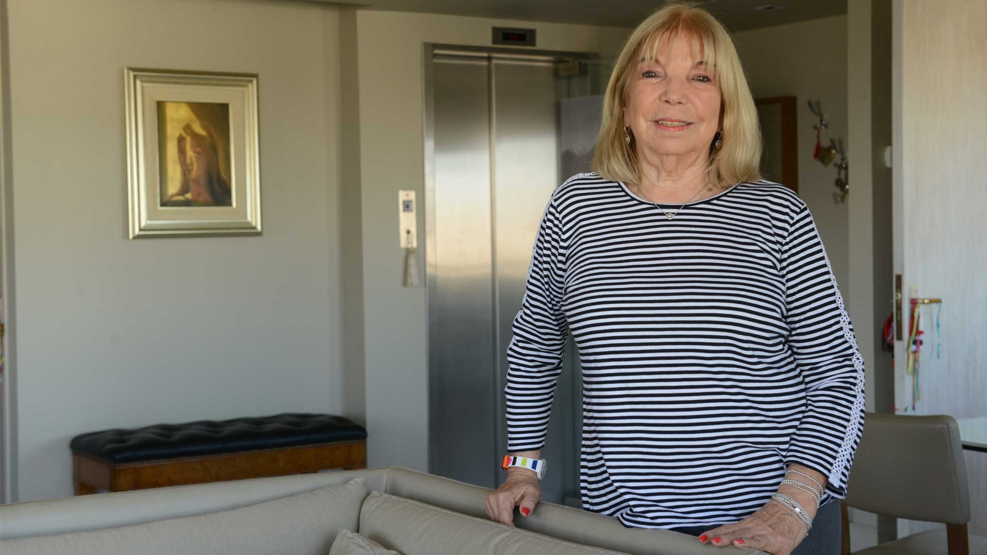 Lidia Grichener, presidenta de la Asociación Missing Children, recibió a DEF en su casa. Foto: Fernando Calzada.