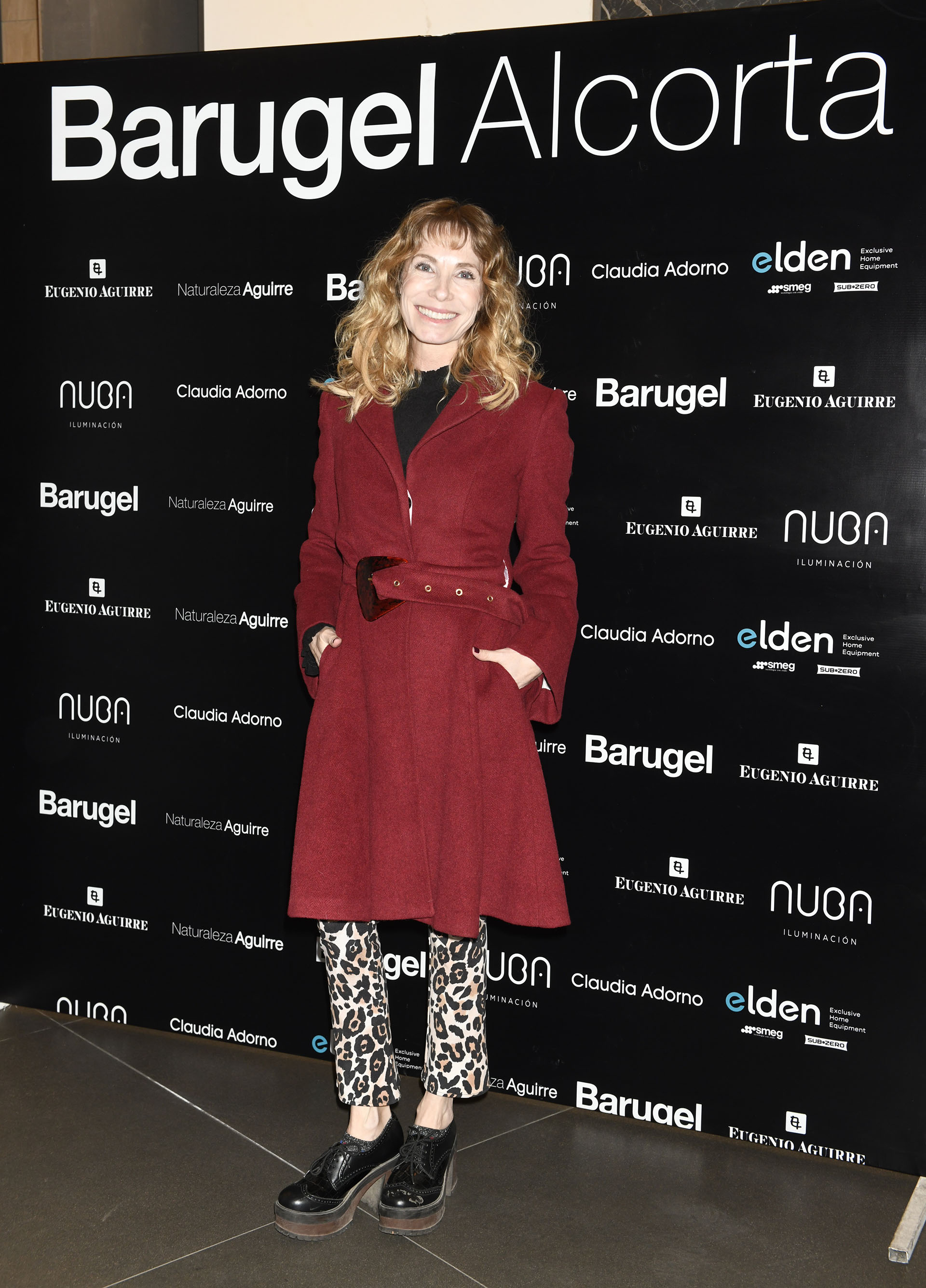 Gloria Carrá, una de las famosas que estuvieron presentes en el lanzamiento de Barugel en el Paseo Alcorta