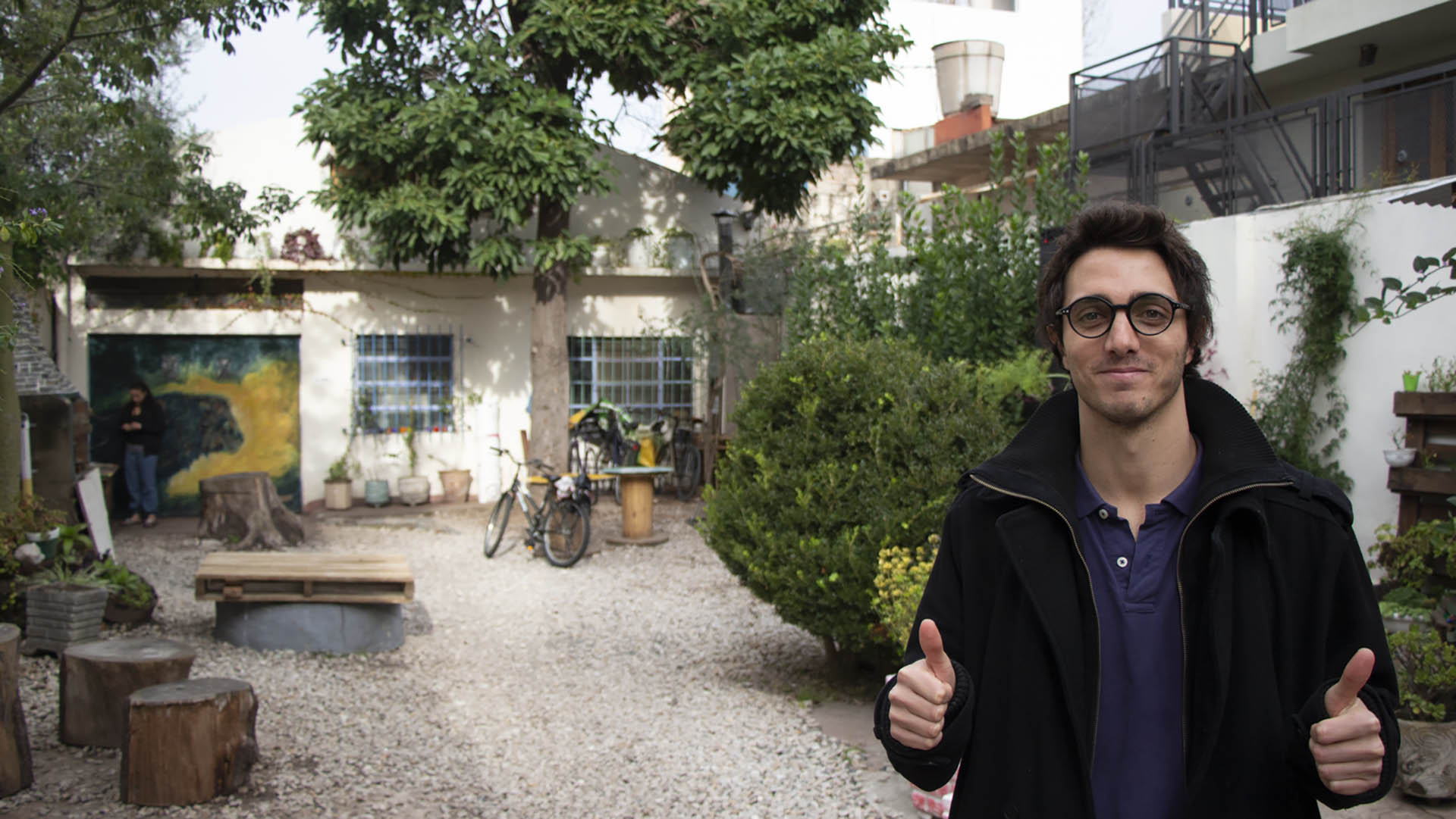 Máximo Mazzocco, fundador de Eco House, representará a Argentina en la semana de manifestaciones ambientales. (Thomas Khazki)