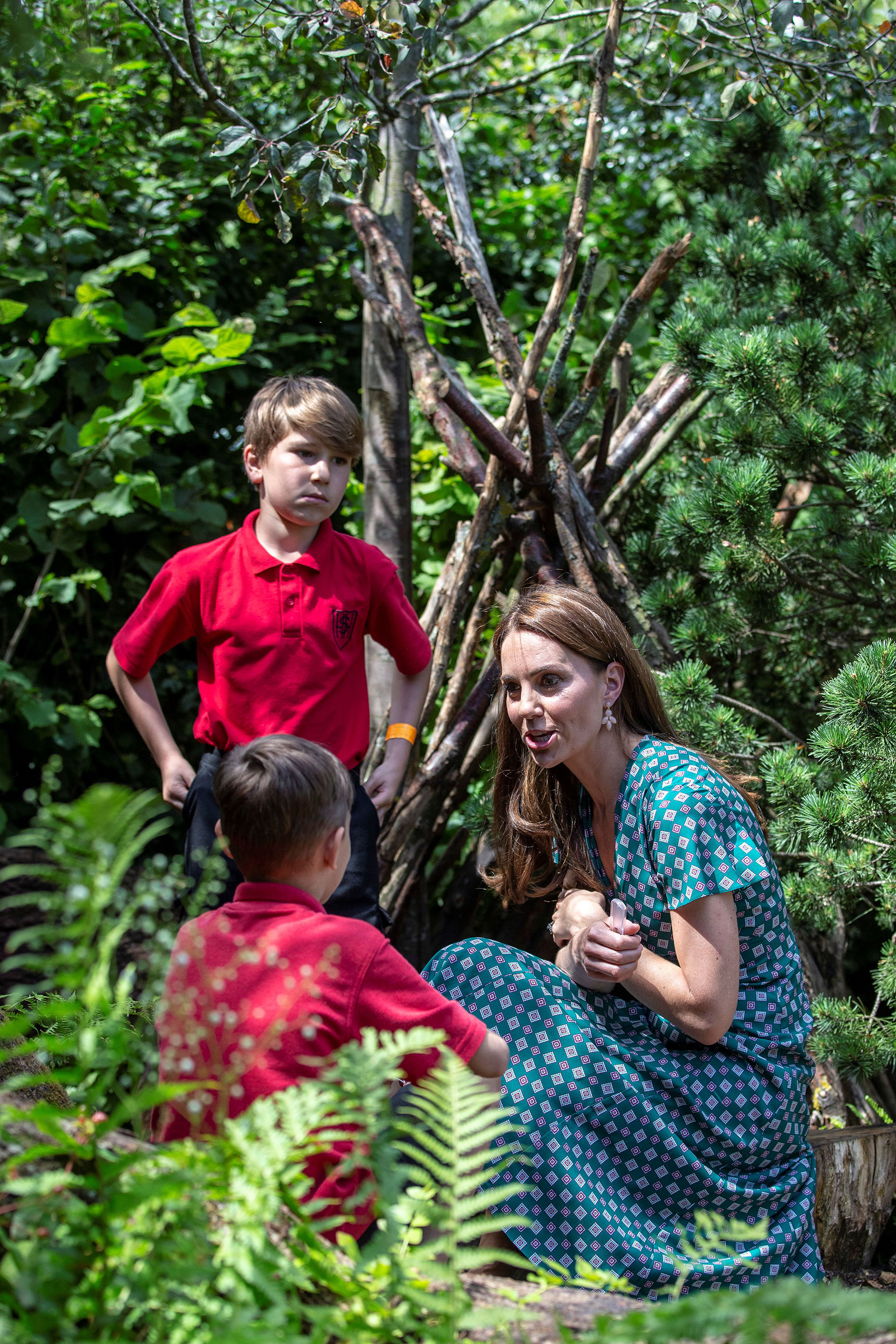 Sus pequeños invitados disfrutaron de un picnic y de una divertida búsqueda del tesoro, que Kate ideó especialmente para ellos