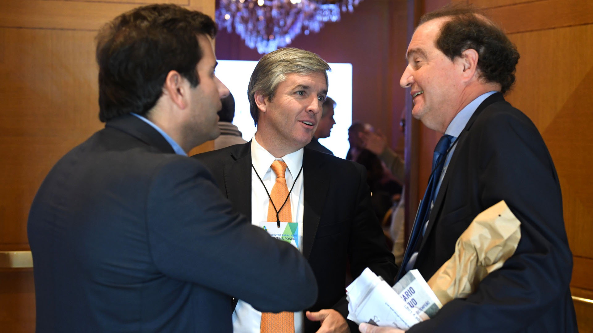 Clusellas dialoga con Martín Otero Monsegur, que este año presidió el Encuentro Anual de la ACDE