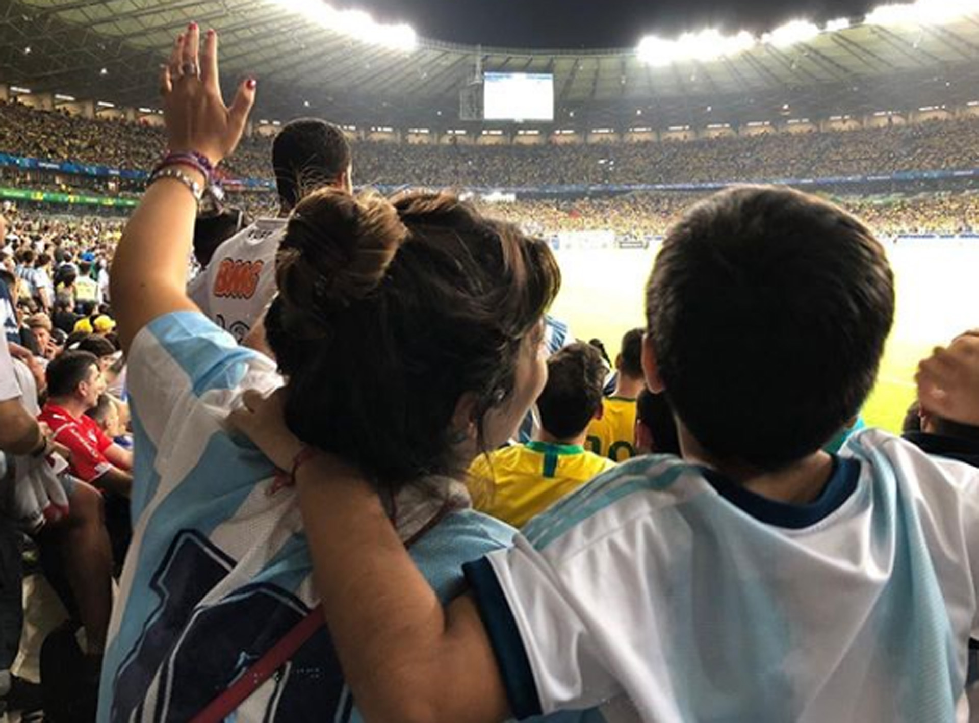 Gianinna Maradona y su hijo Benjamín (Instagram)