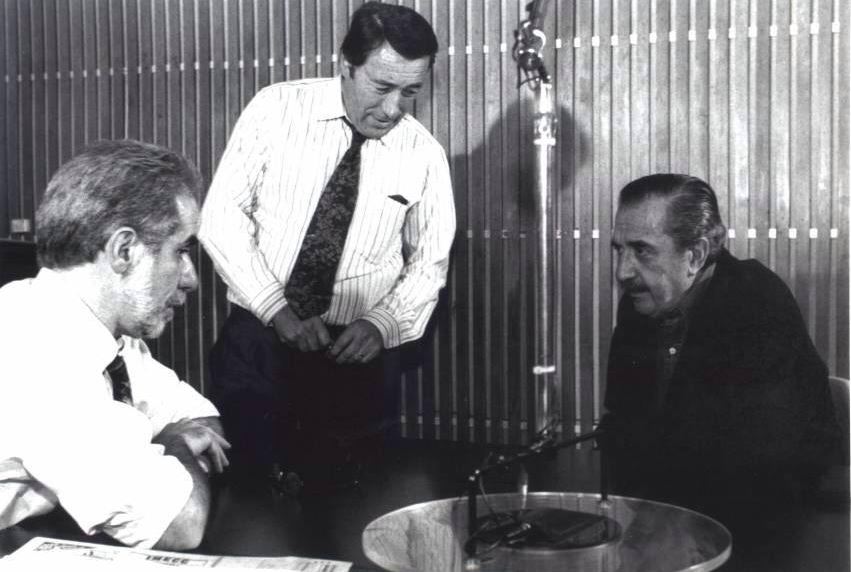 Raúl Alfonsín, José Ignacio López y Pepe Eliaschev (Efemérides Radicales)