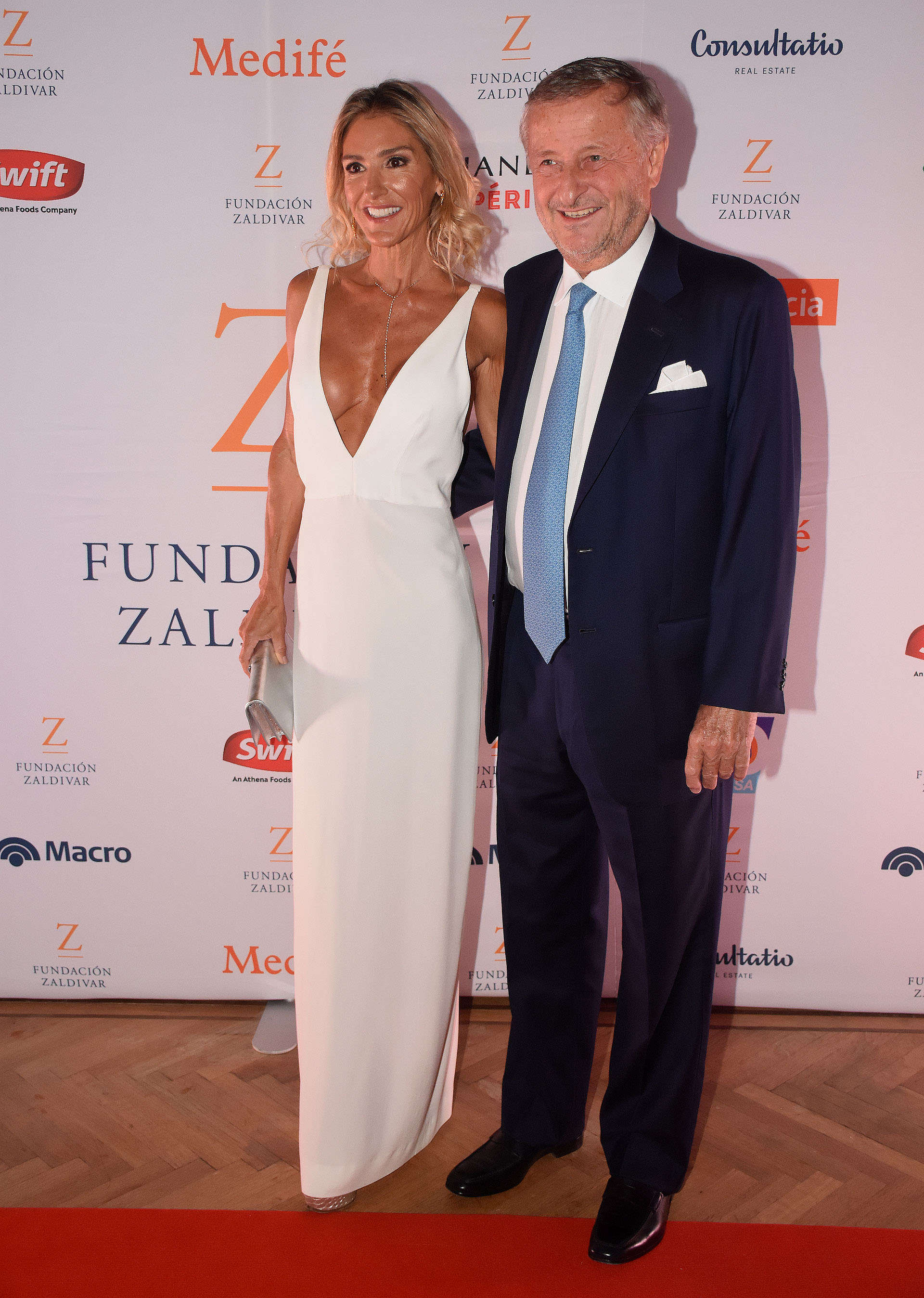 Gabriela Castellani y Cristiano Rattazzi, presidente de Fiat Argentina