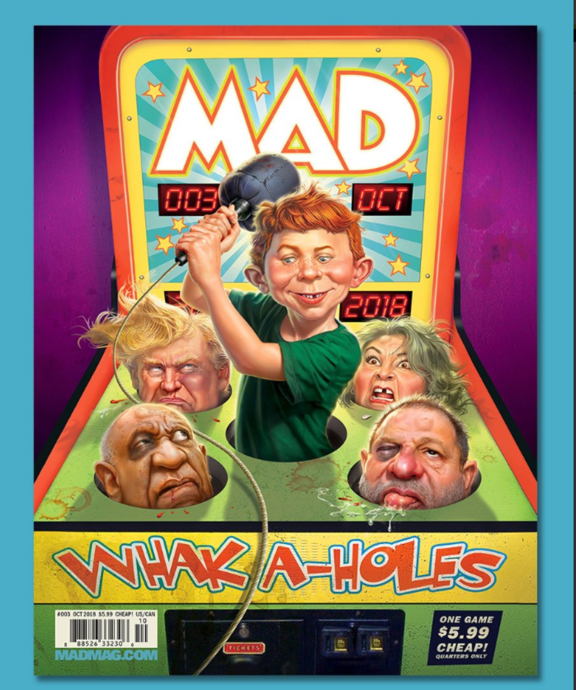Su humor siempre será recordado, especialmente por la política estadounidense (Foto: Revista MAD)