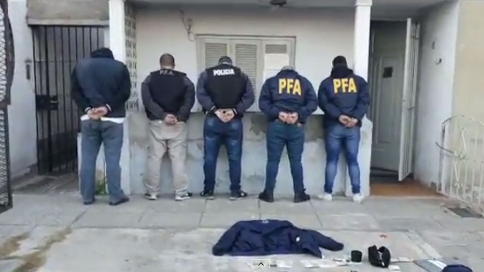 Los cinco falsos policías detenidos en Avellaneda