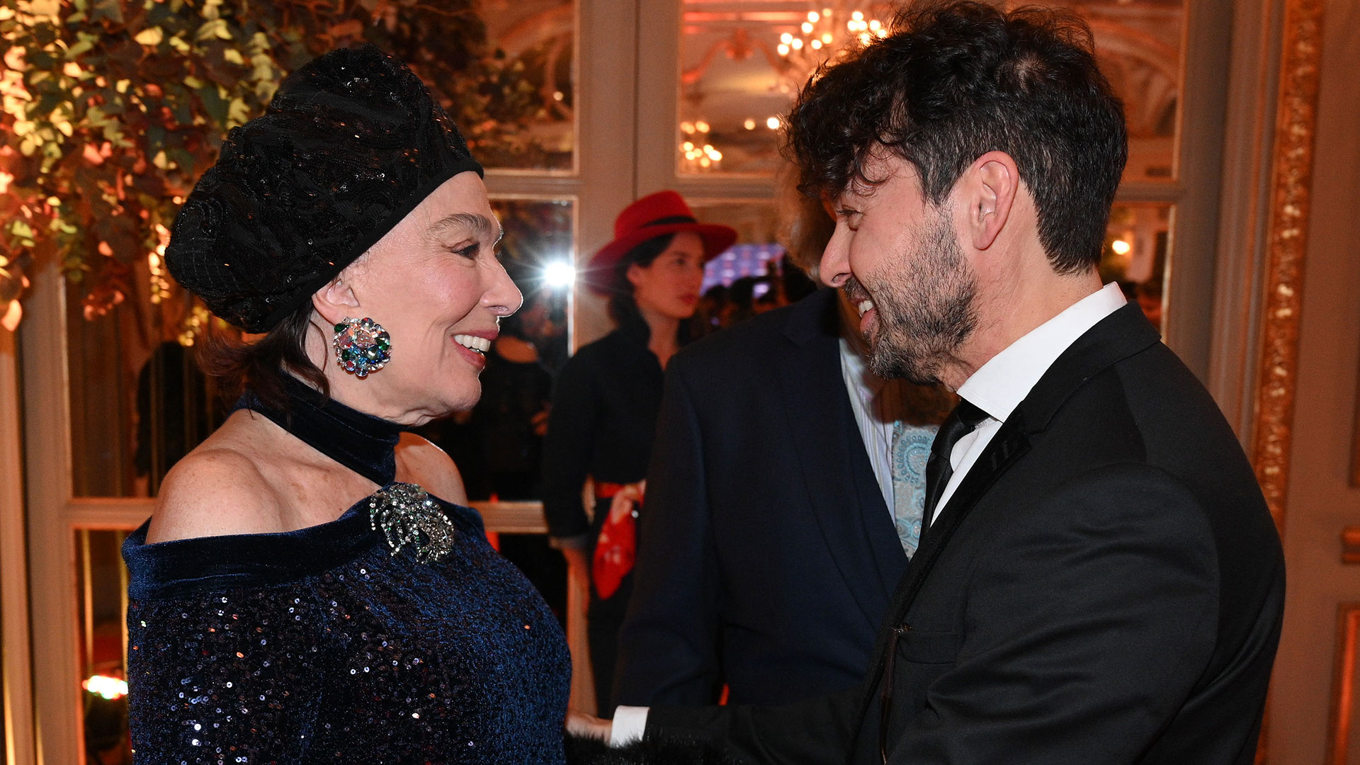 Wally Diamante junto a Graciela Borges