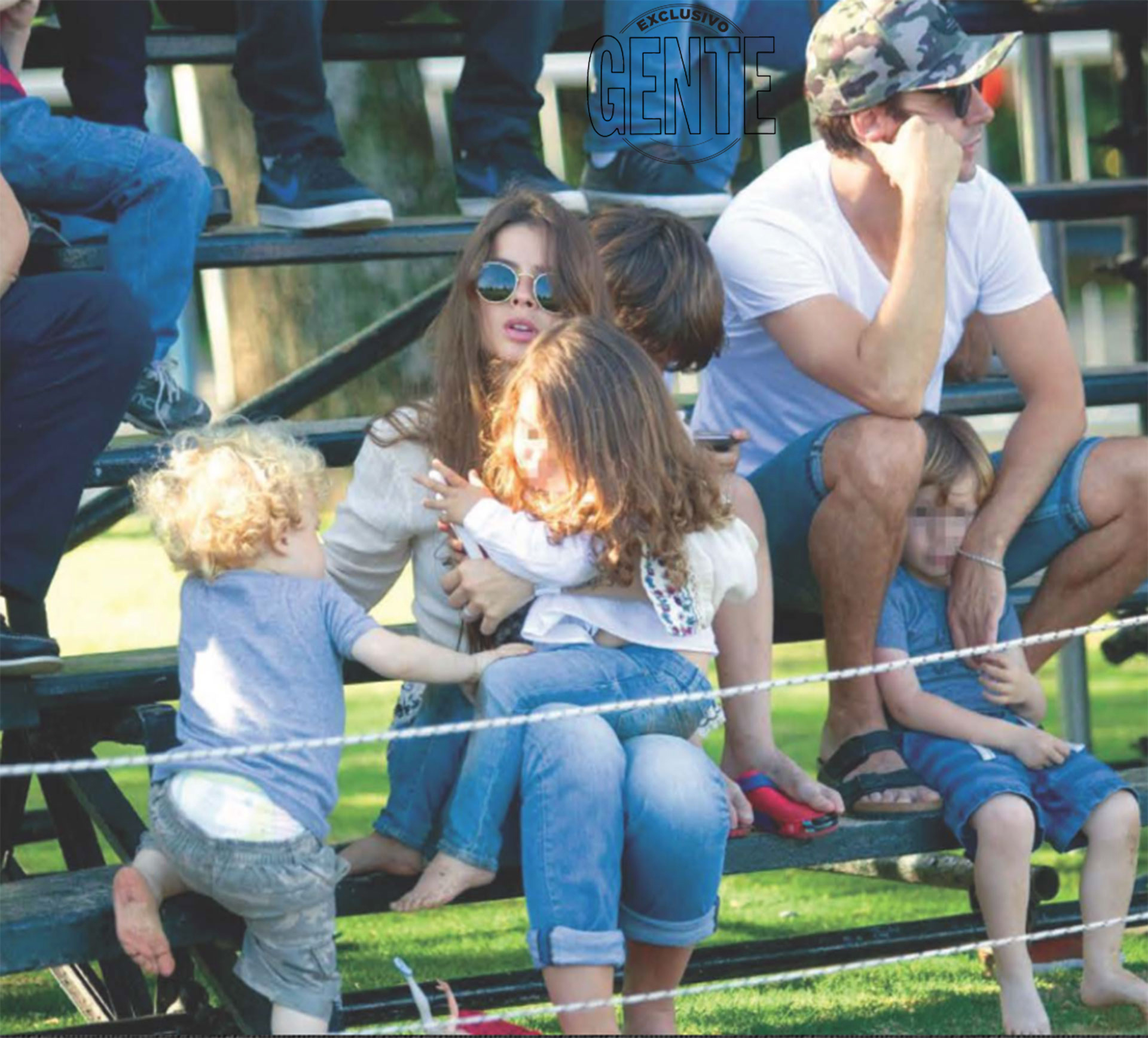 El primer Día de la madre como familia ensamblada: Compartieron la final del Abierto de Tortugas, en el mismo country club donde alquilaron una casa de fin de semana.