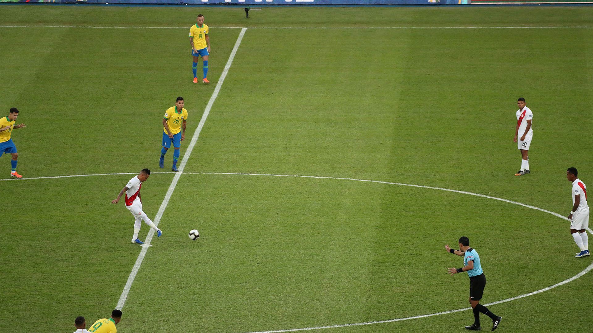 Brasil se impuso por 3-1 ante Perú en la final, que se disputó en el estadio Maracaná de Río de Janeiro (REUTERS)