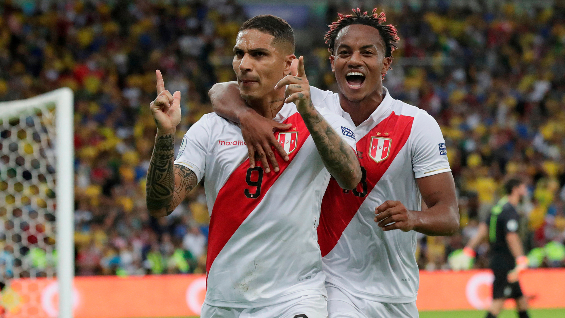 Paolo Guerrero fue el encargado de marcar el empate parcial (REUTERS)