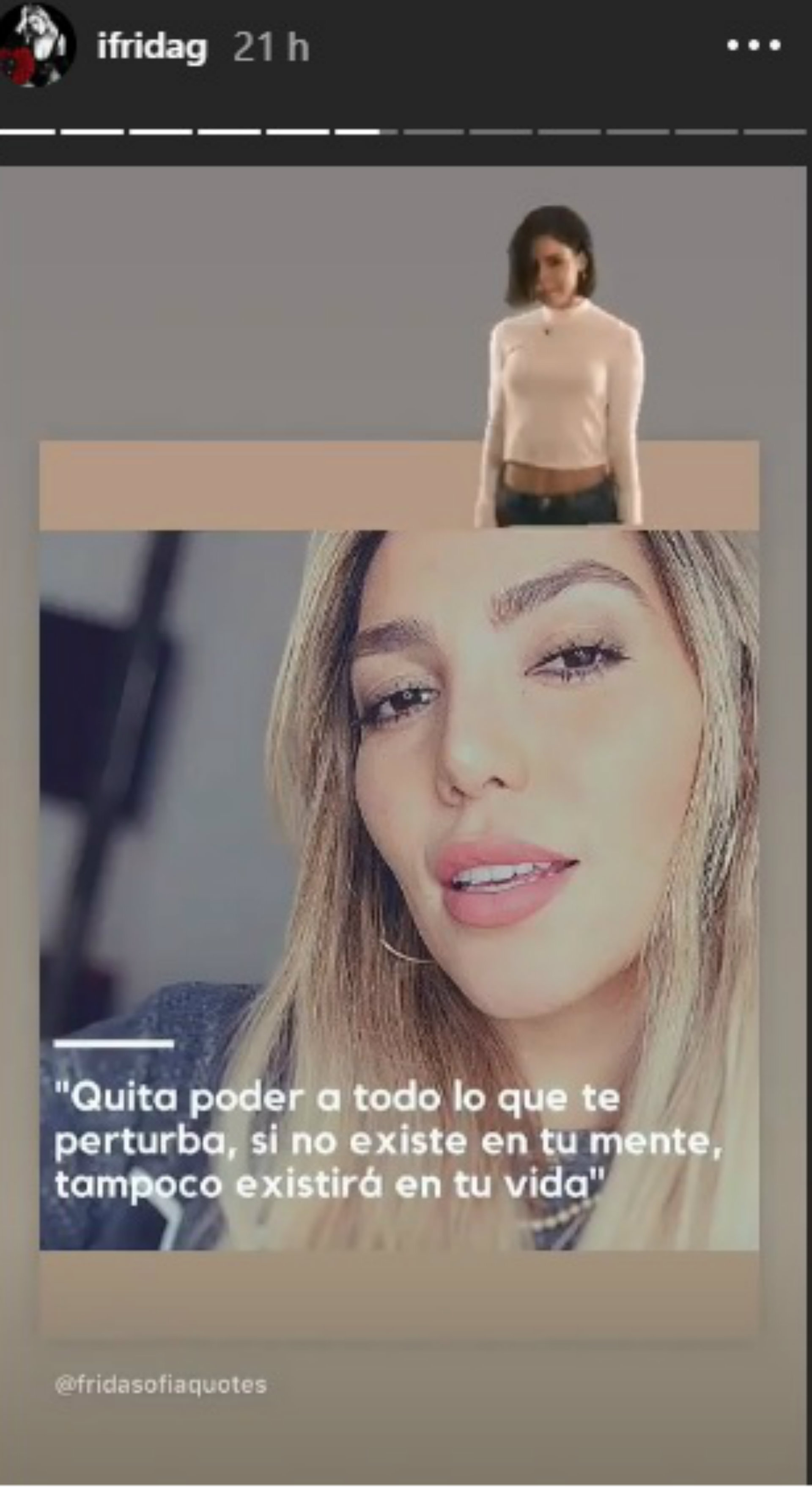 El mensaje de Frida Sofía