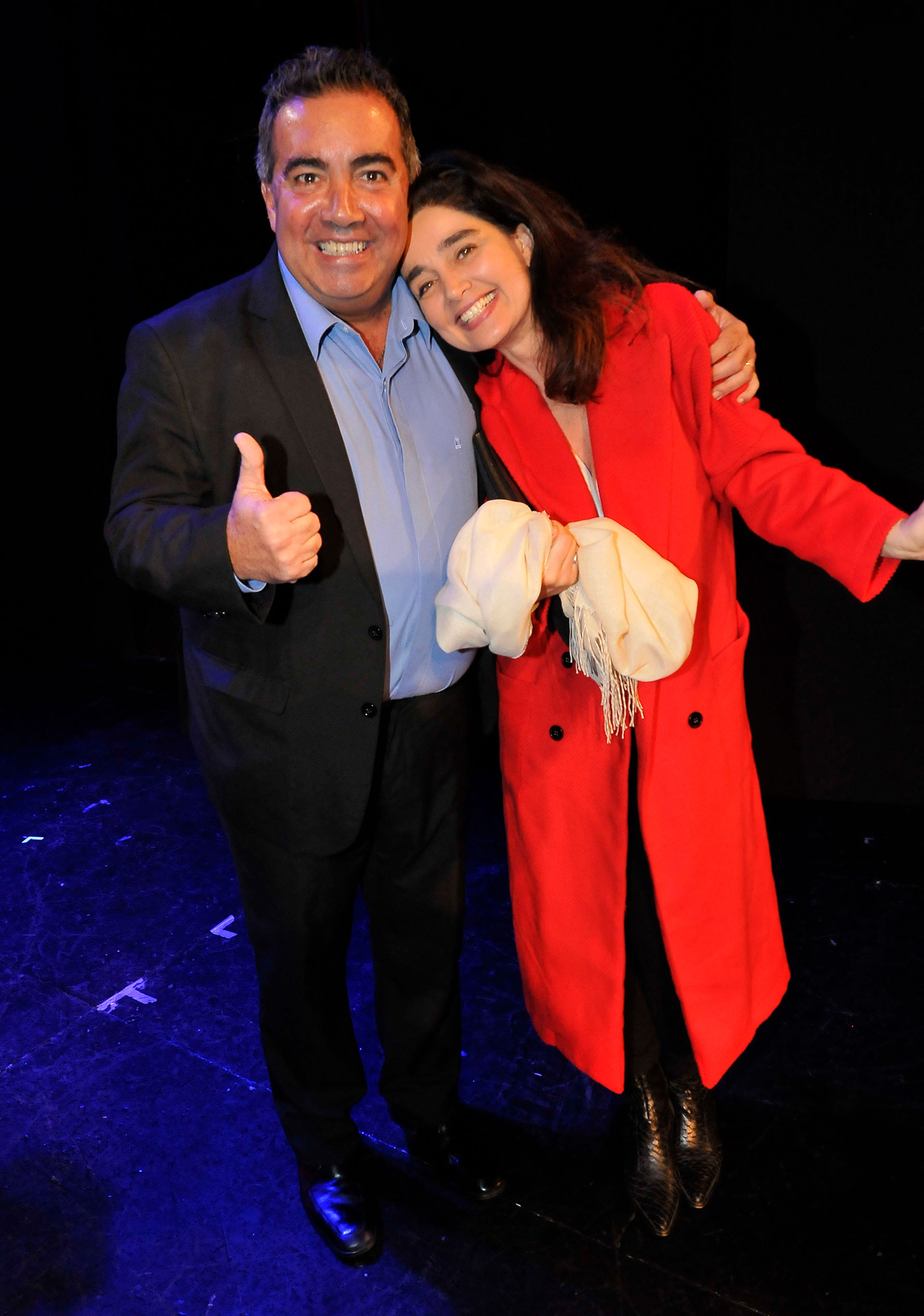 Diego Pérez y Verónica Varano asistieron a la gran noche de “La chiqui”