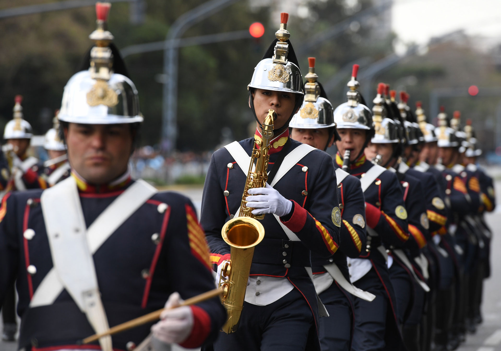 Integrantes del Regimiento Coraceros