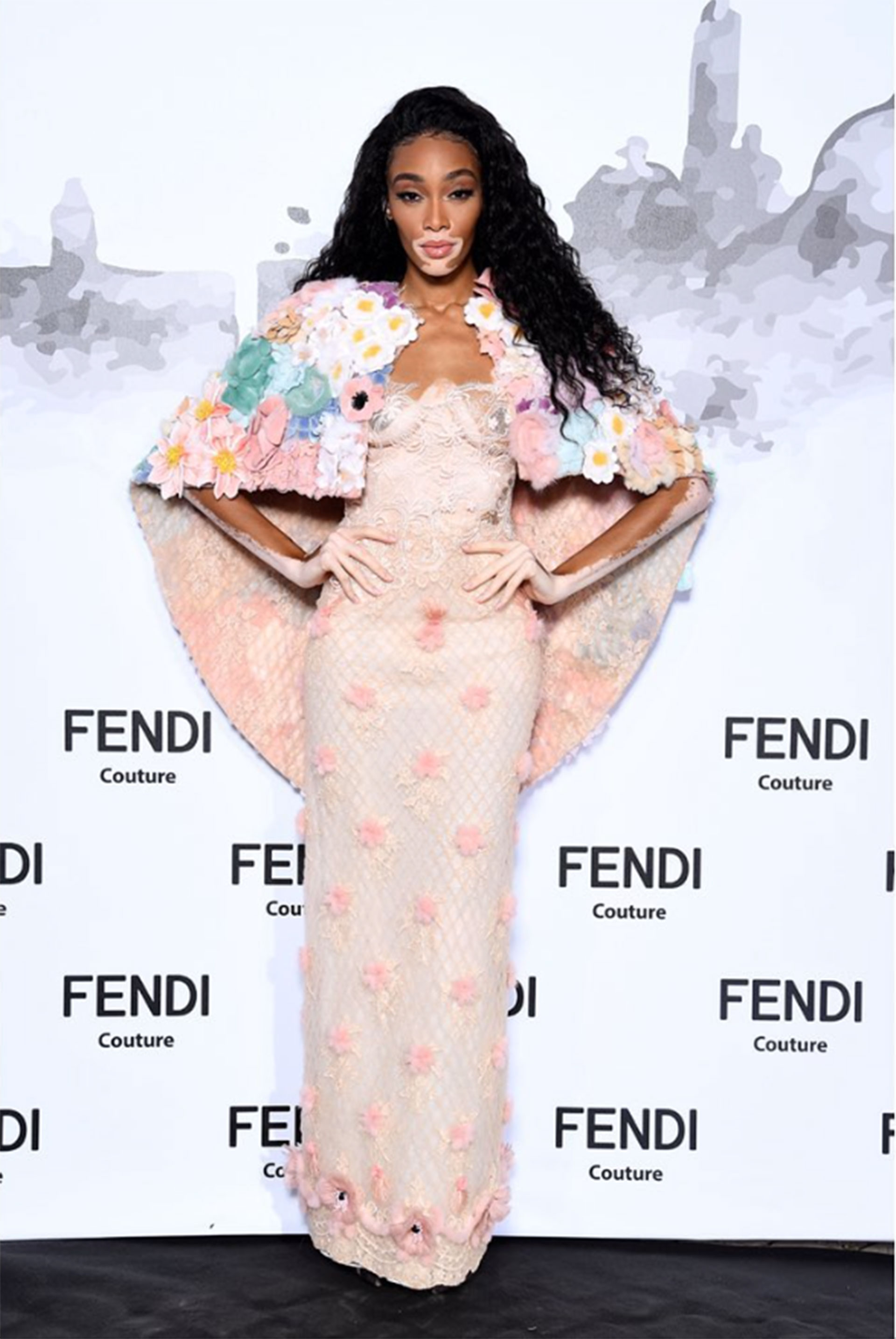 La modelo Winnie Harlow es fanática de Fendi.