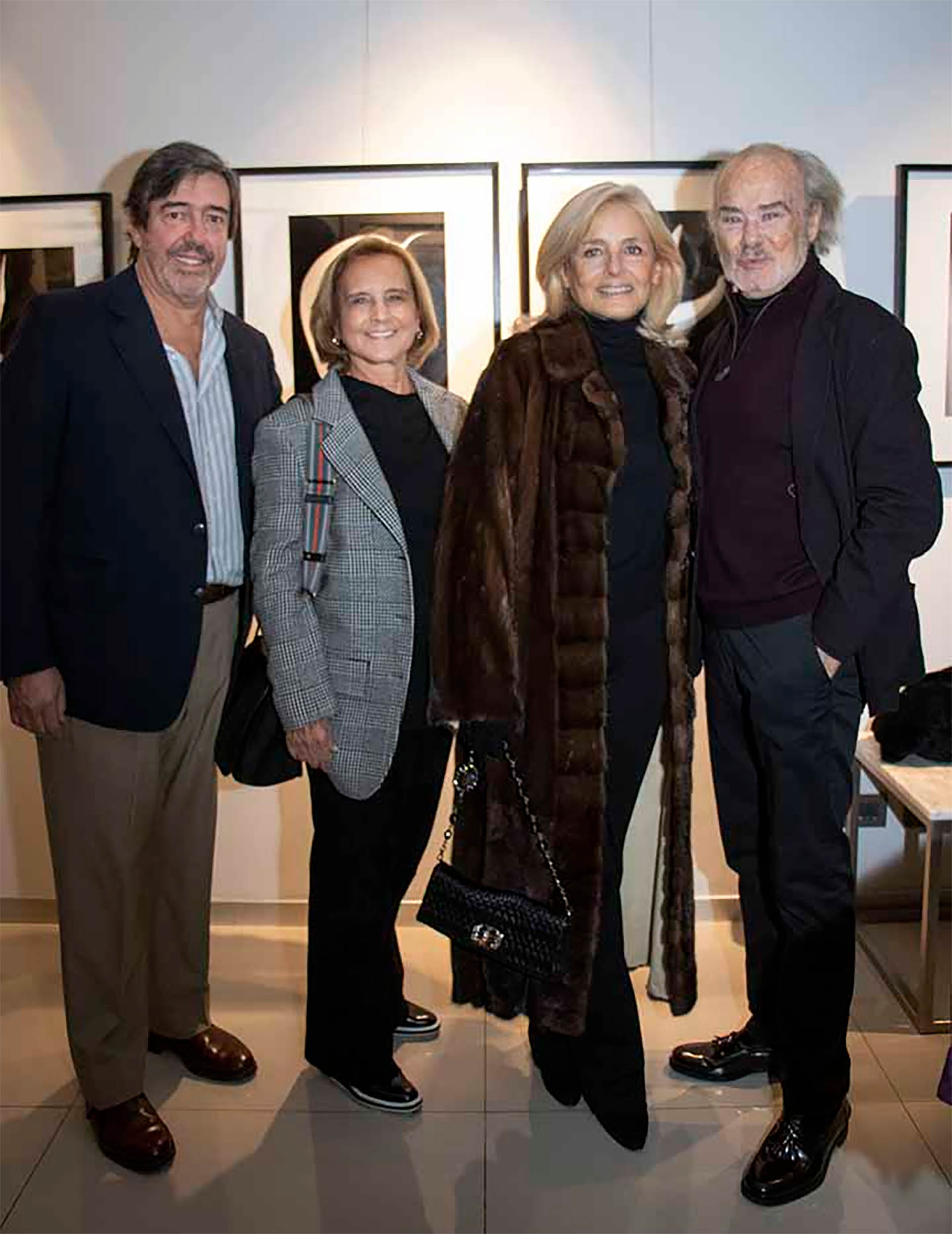 Alejandro “Jandri” Blaquier, con Teresa Bulgheroni, Cecilia Zuberbühler y Gino Bogani