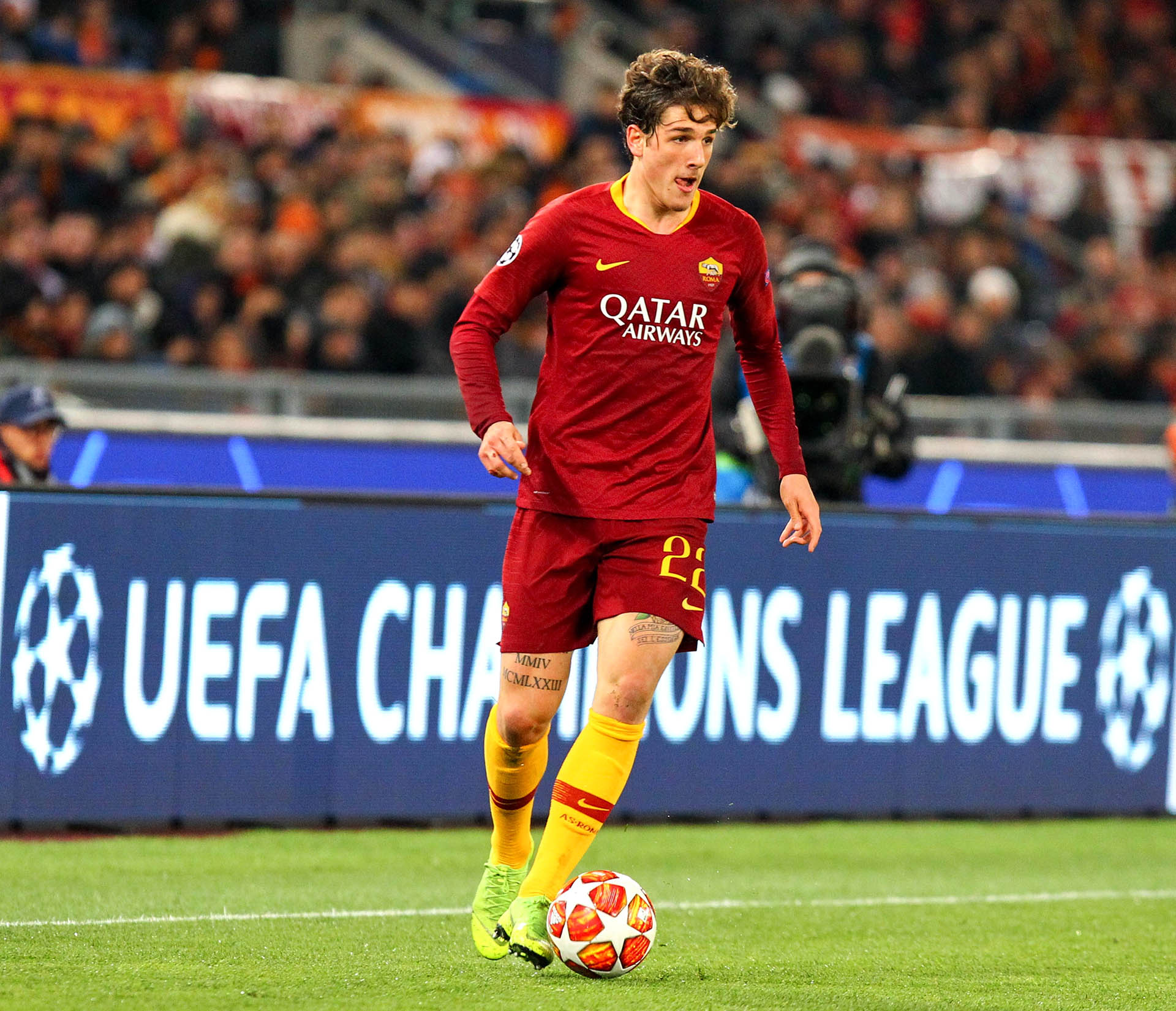 El italiano Nicolo Zaniolo (Roma) USD 50 millones