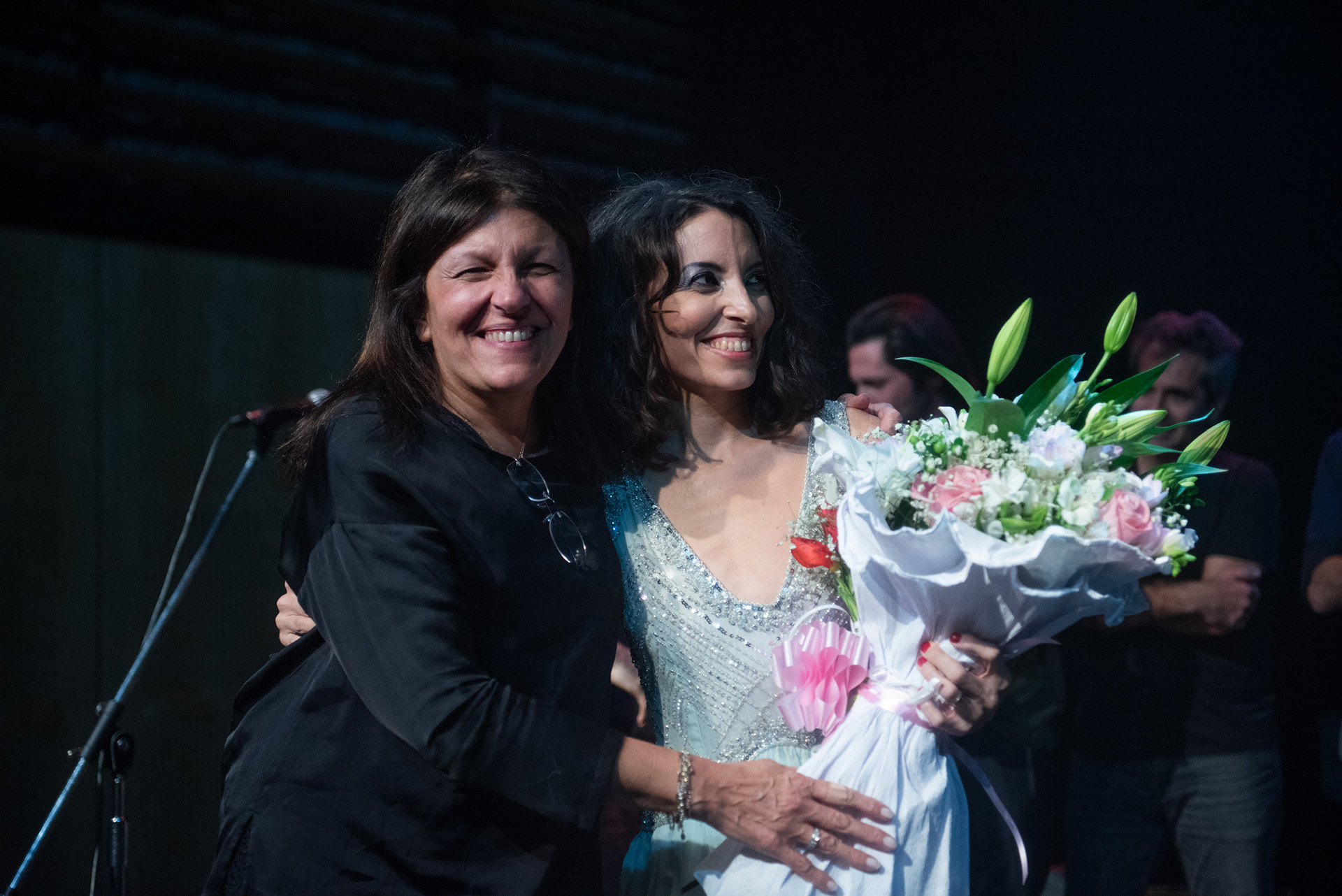 Sumaia junto a su madre, Alicia Daher