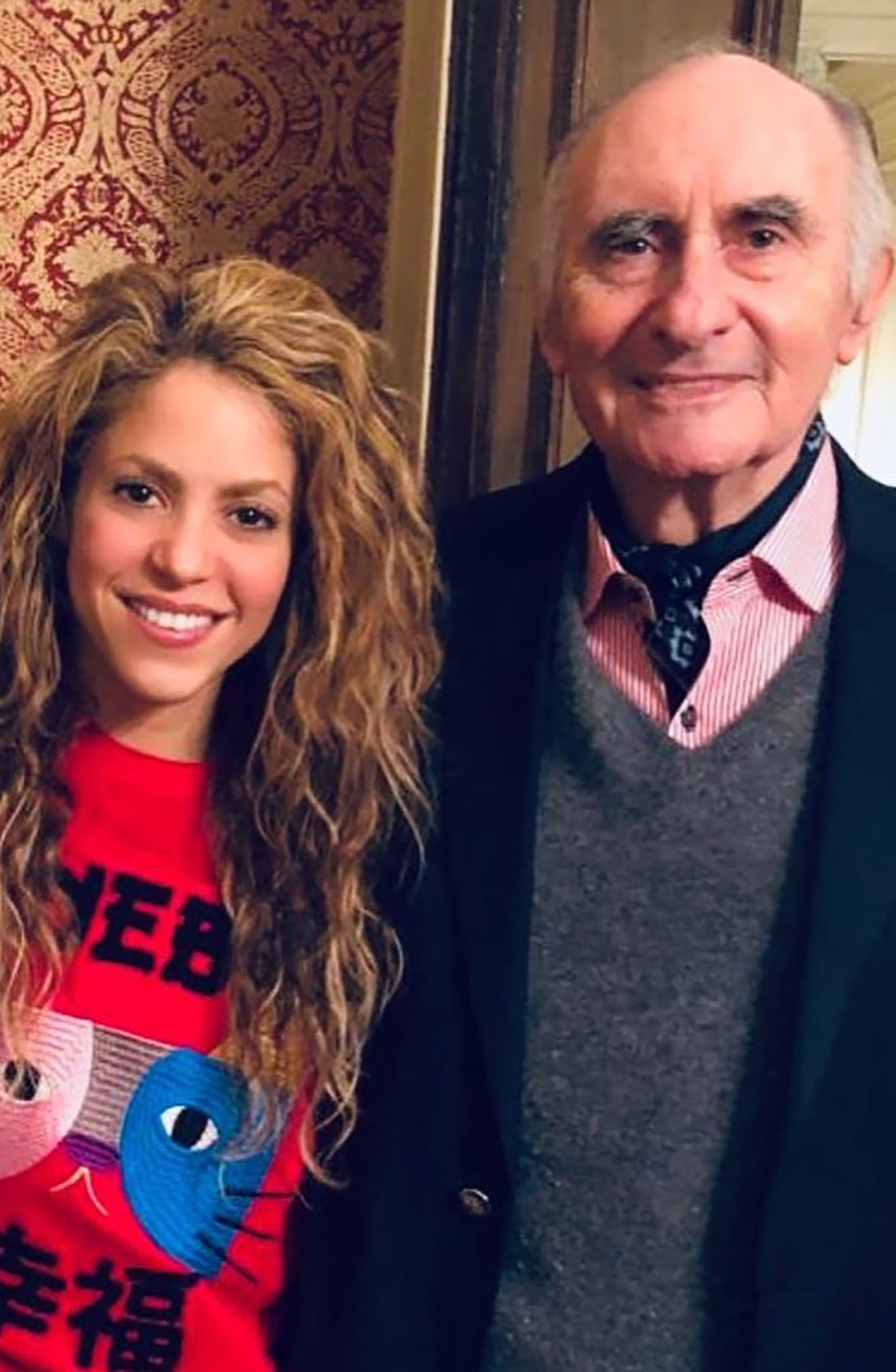 Shakira despidió a Fernando de La Rúa a través de sus redes sociales. La cantante de “Clandestino”, quien estuvo de novia con Antonito de la Rúa, despidió al ex Presidente con un sentido posteo (Foto: Instagram)