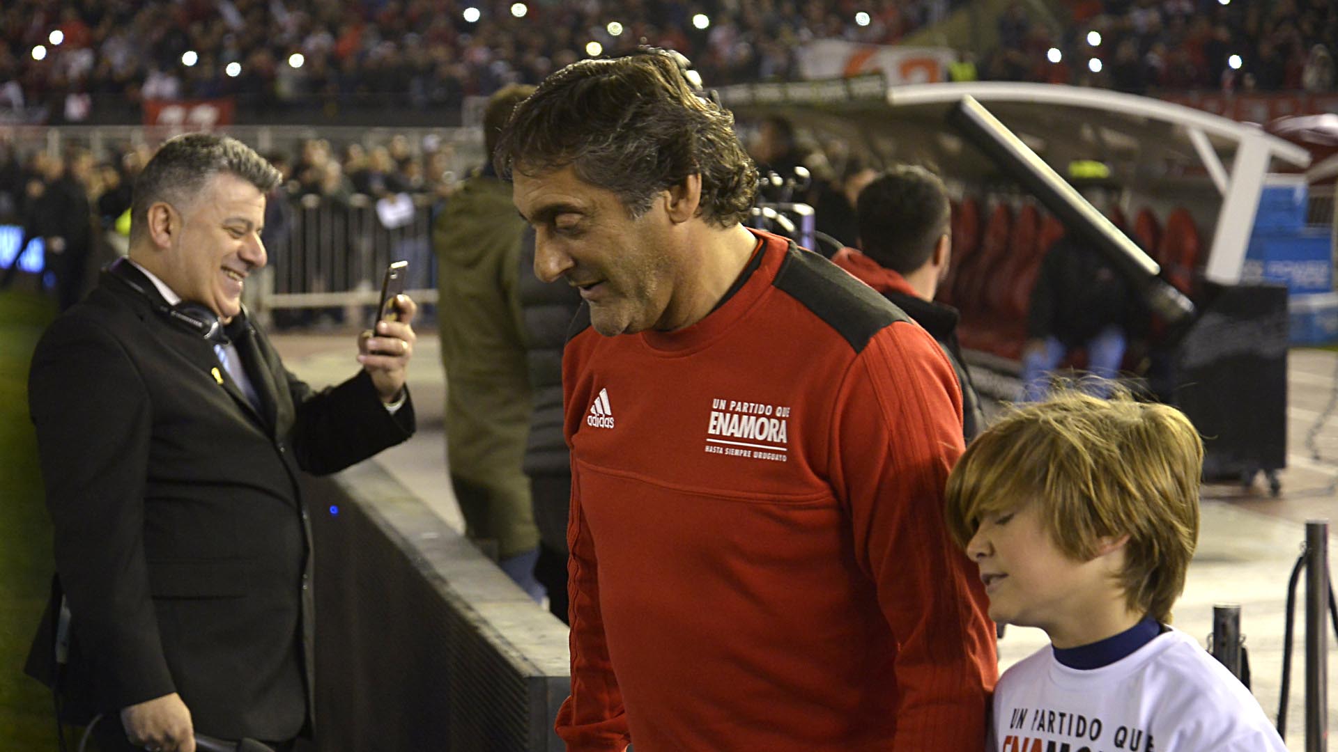 Enzo Francescoli también jugó con Rodrigo Mora