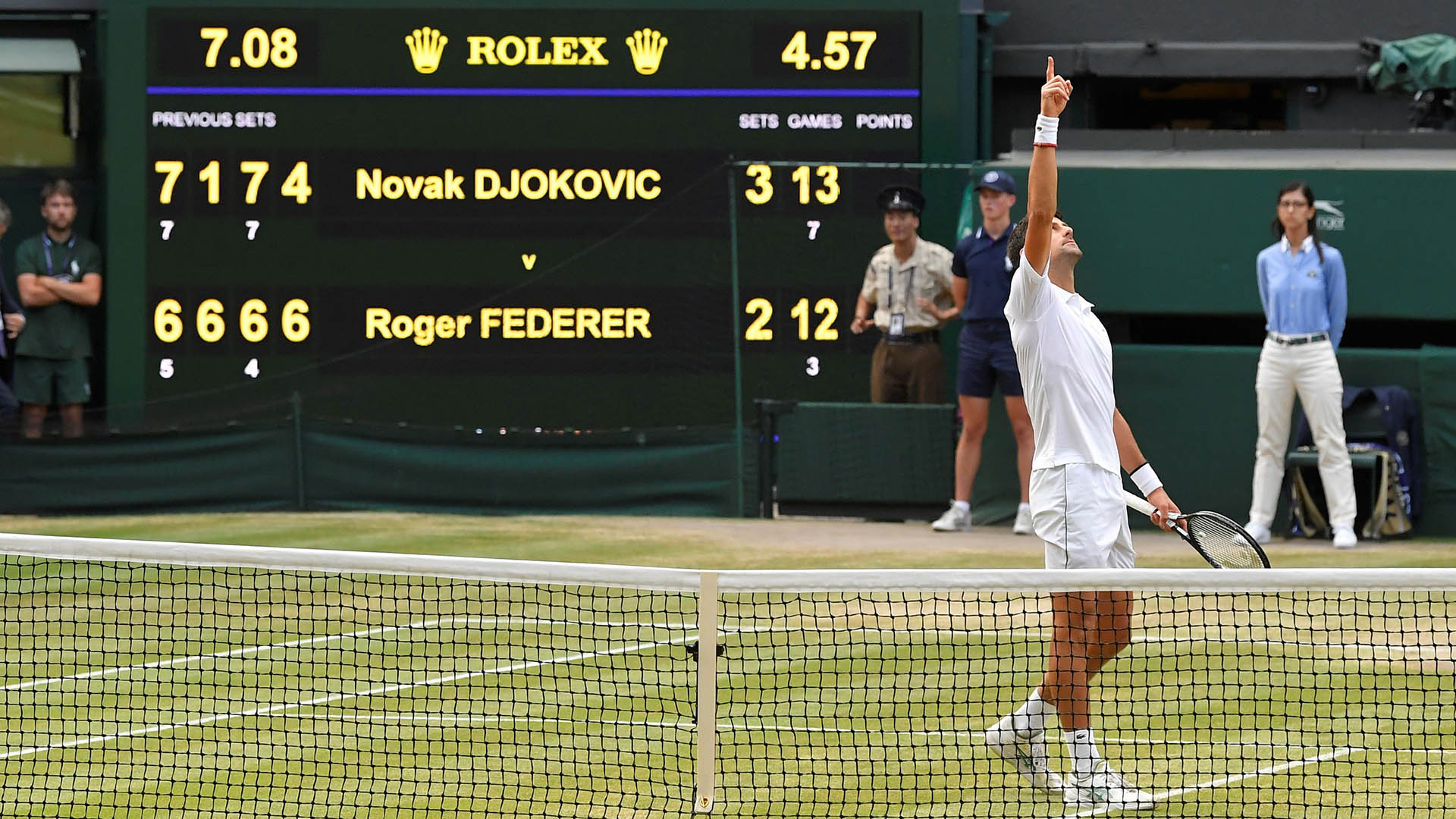 Djokovic conquistó su quinto título en Wimbledon (REUTERS)