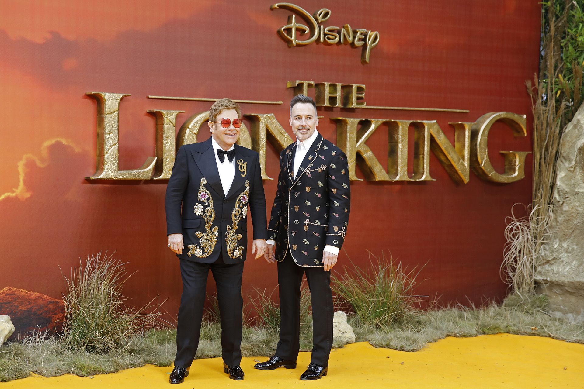 Elton John y su marido David Furnish