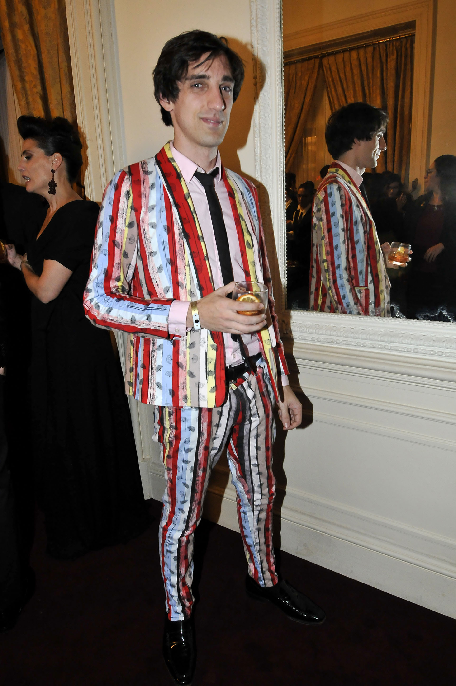 Lucas, el hijo de Benito Fernández, fiel a su estilo (Fotos: Teleshow)