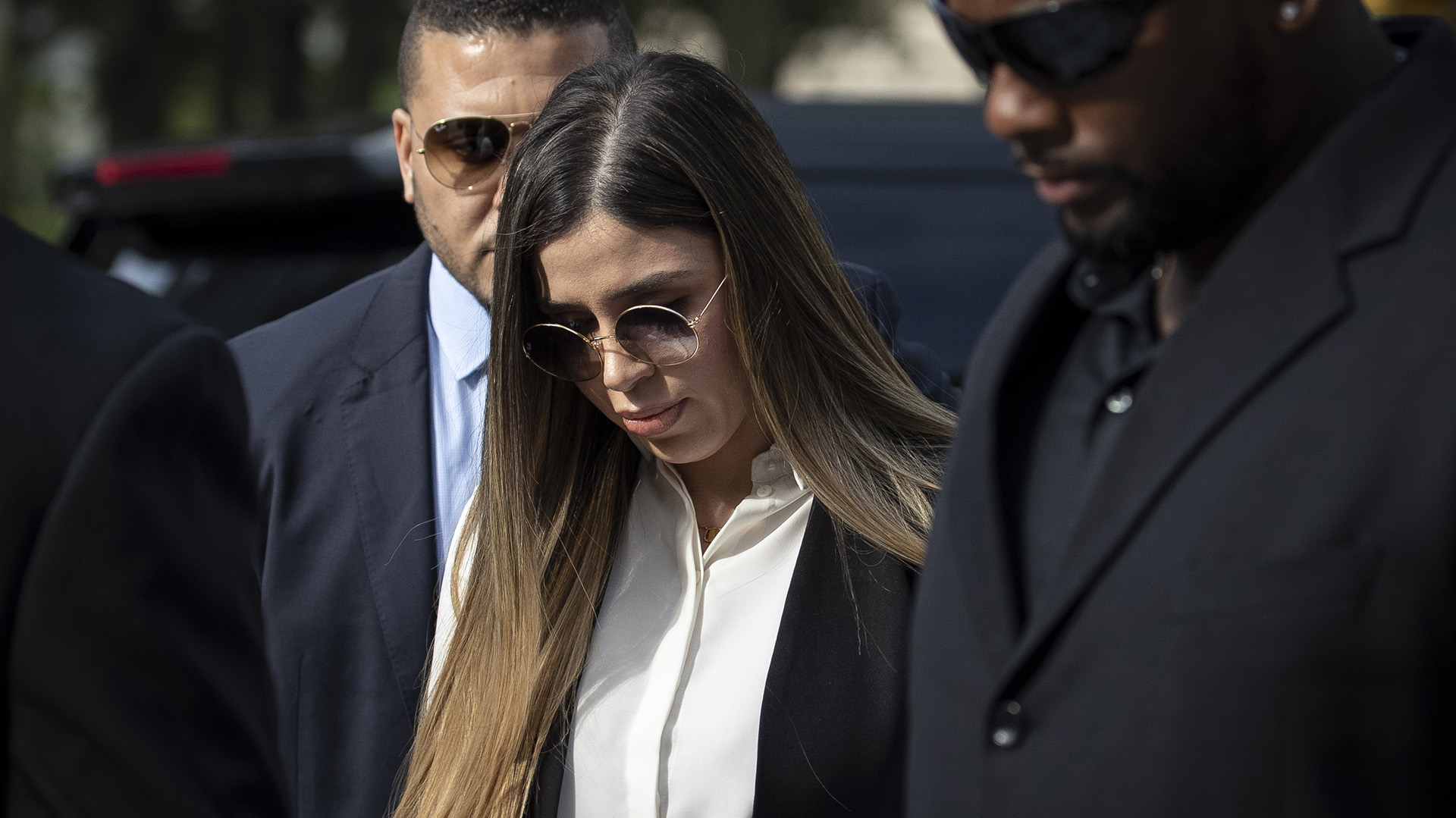 Lo más probable es que Emma Coronel y Joaquín Guzmán Loera no se puedan volver a ver (Foto: Drew Angerer/Getty Images/AFP)