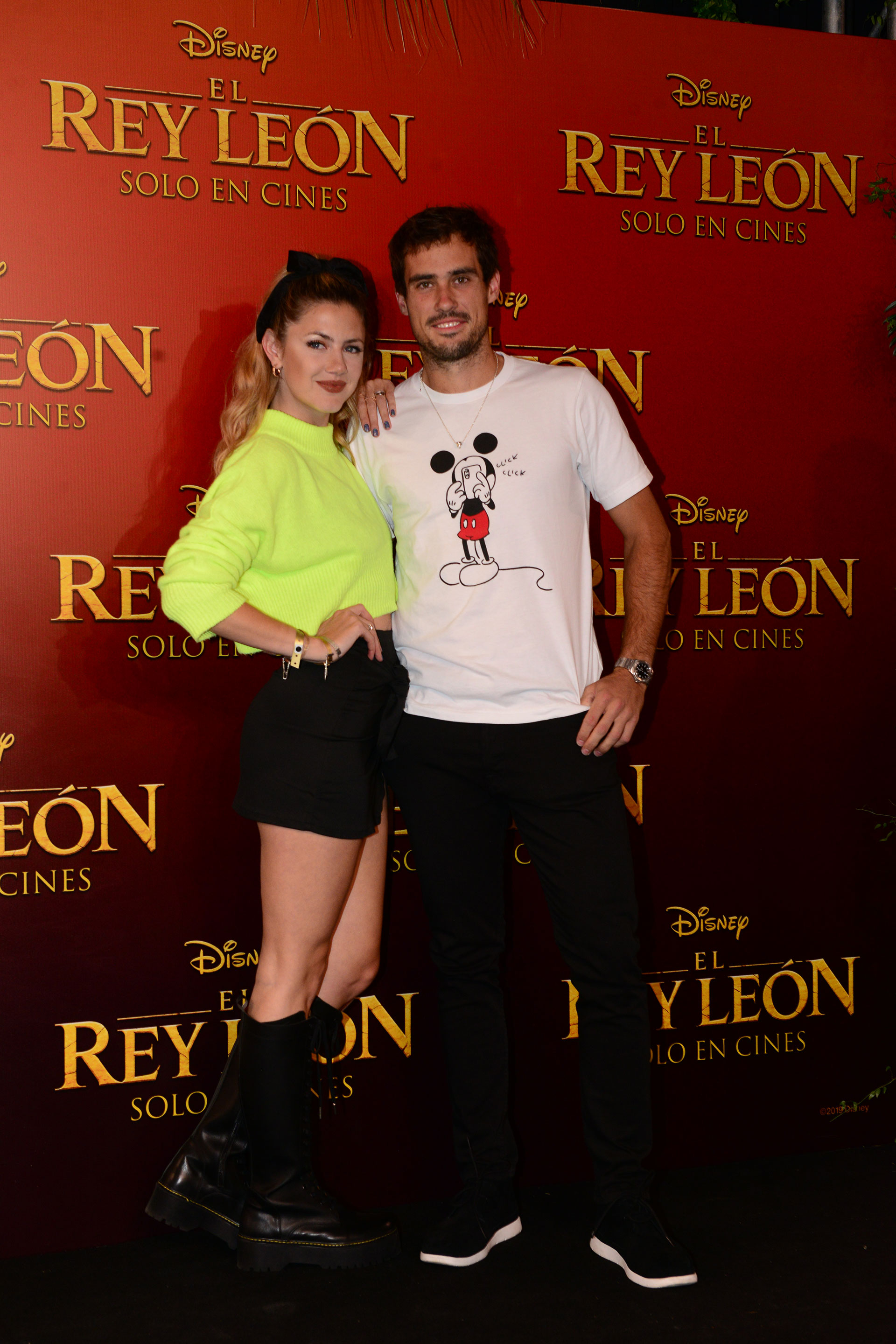 Stephanie Demner y Guido Pella.