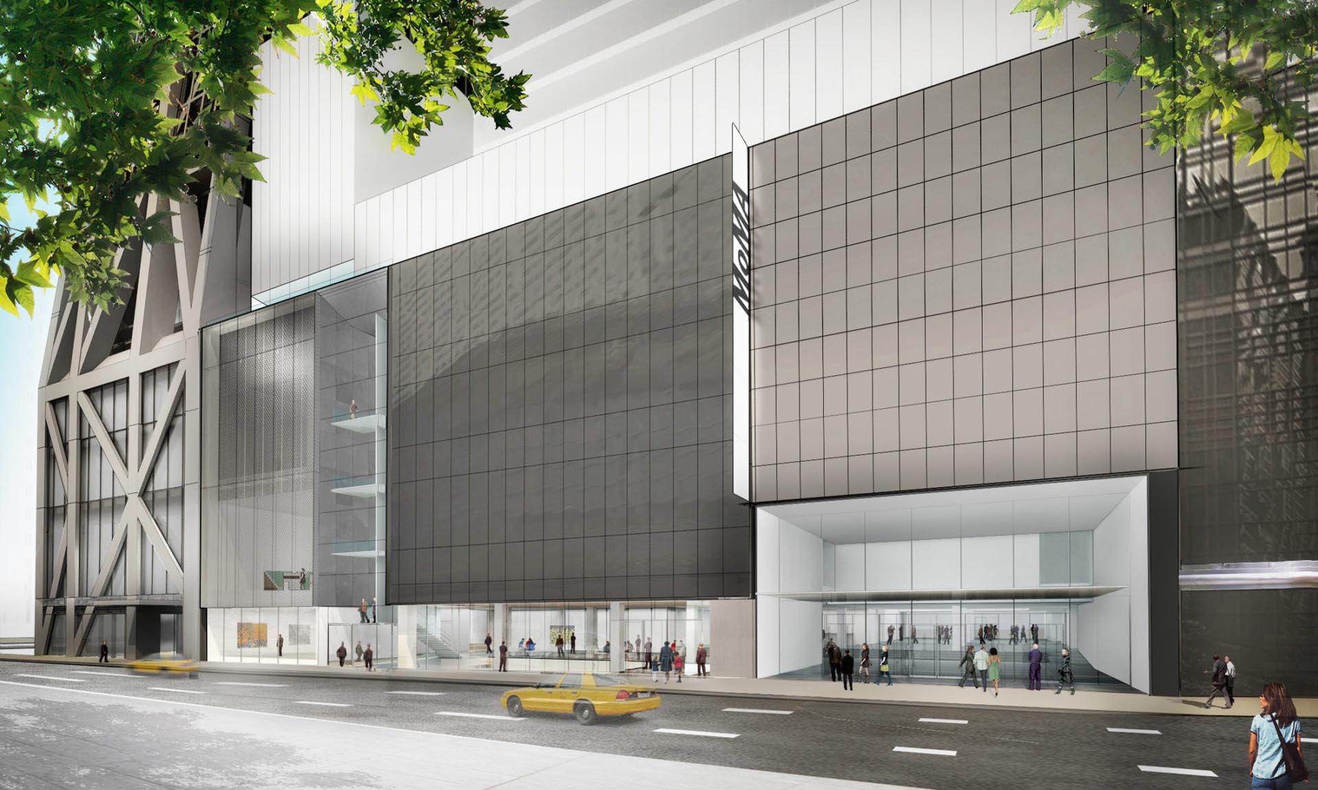 Render de la futura fachada (Diller Scofidio + Renfro)