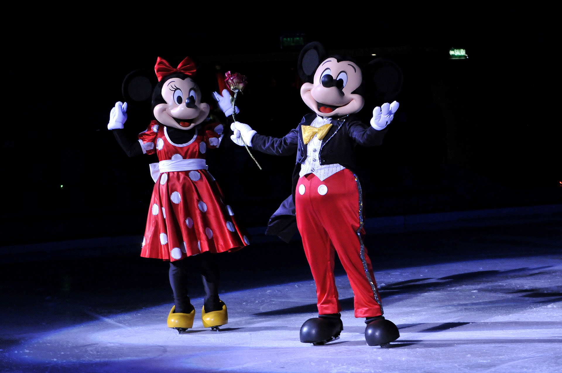 Los famosos disfrutaron del show de Disney on Ice junto a sus pequeños
