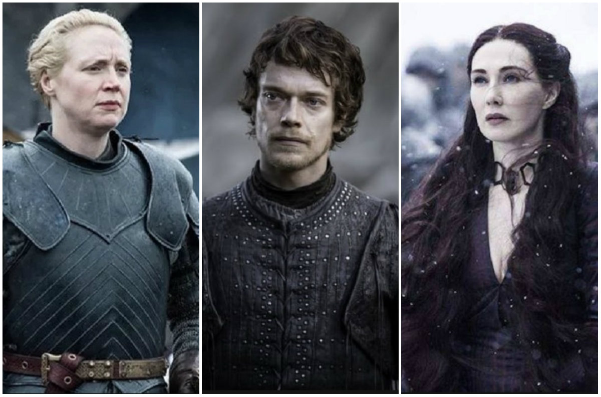 De izquierda a derecha, Gwendoline Christie, Alfie Allen y Carice Van Houten. Los tres se postularon por su cuenta a los premios Emmy (Foto: Game of Thrones)