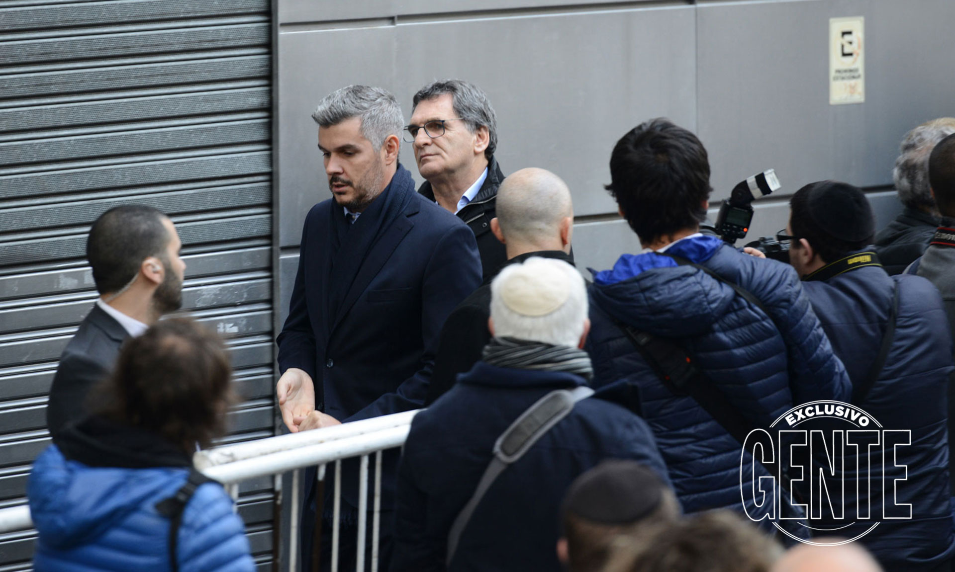 El jefe de Gabinete Marcos Peña, presente en la AMIA. Foto: Julio César Ruiz/GENTE