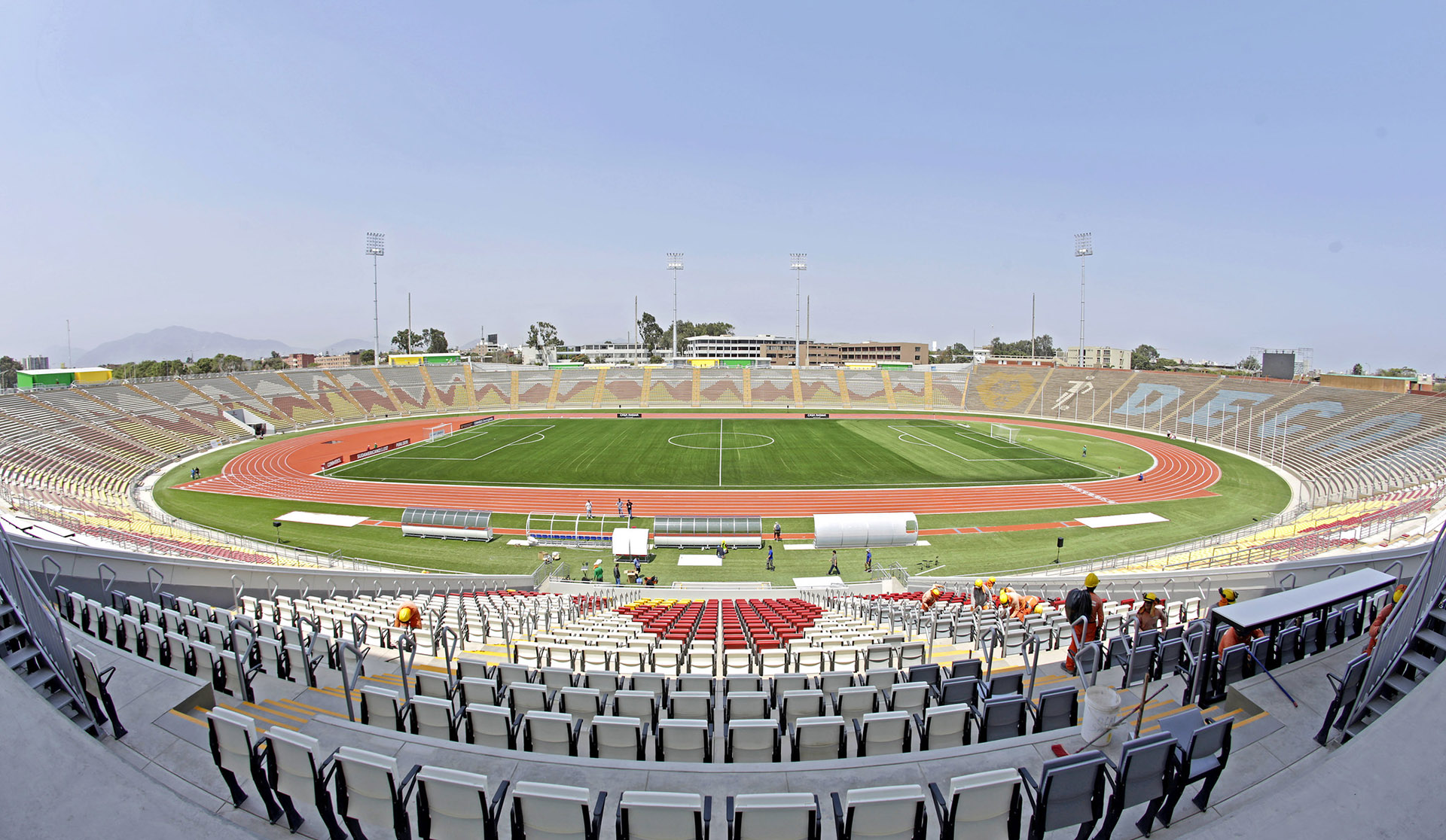 El Estadio de fútbol de la Universidad nacional mayor será el escenario para todos los partidos de fútbol del torneo masculino y femenino (Flickr: Lima 2019)