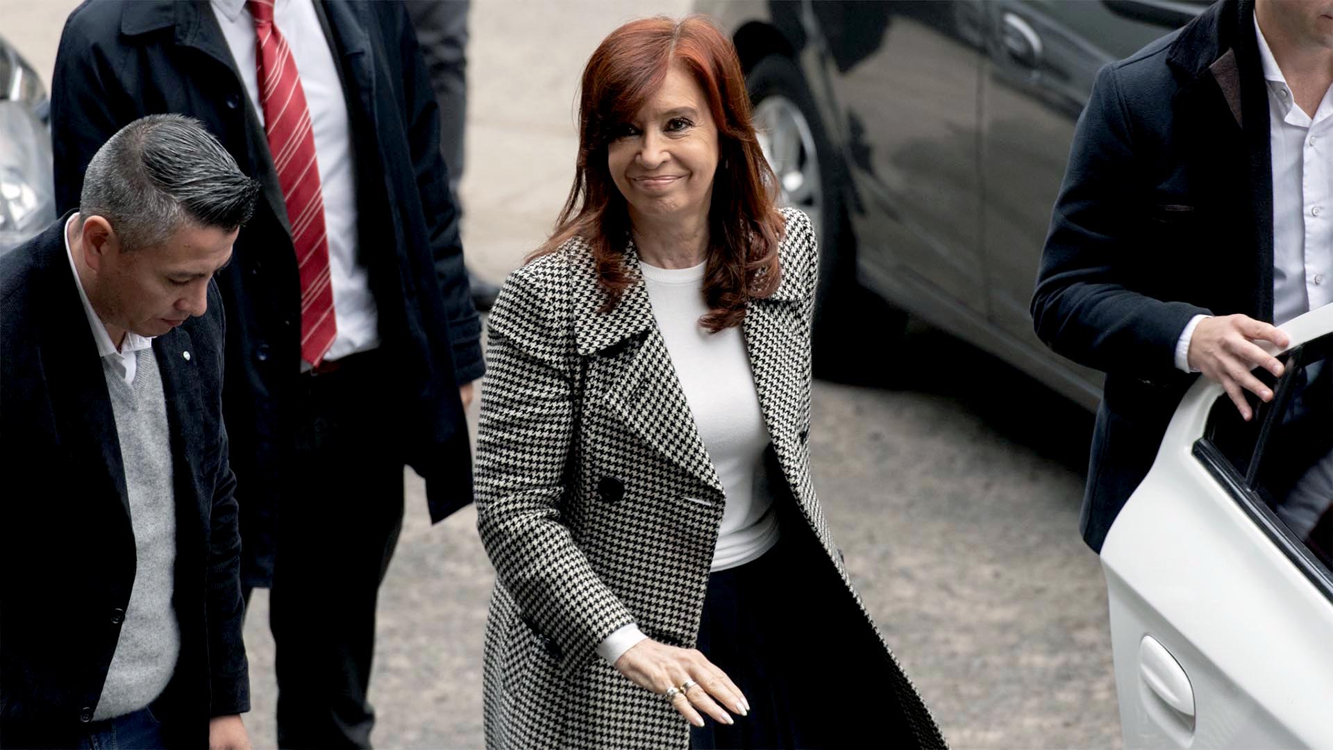 Cristina en su segunda audiencia por el juicio oral de la obra pública (Adrián Escandar)