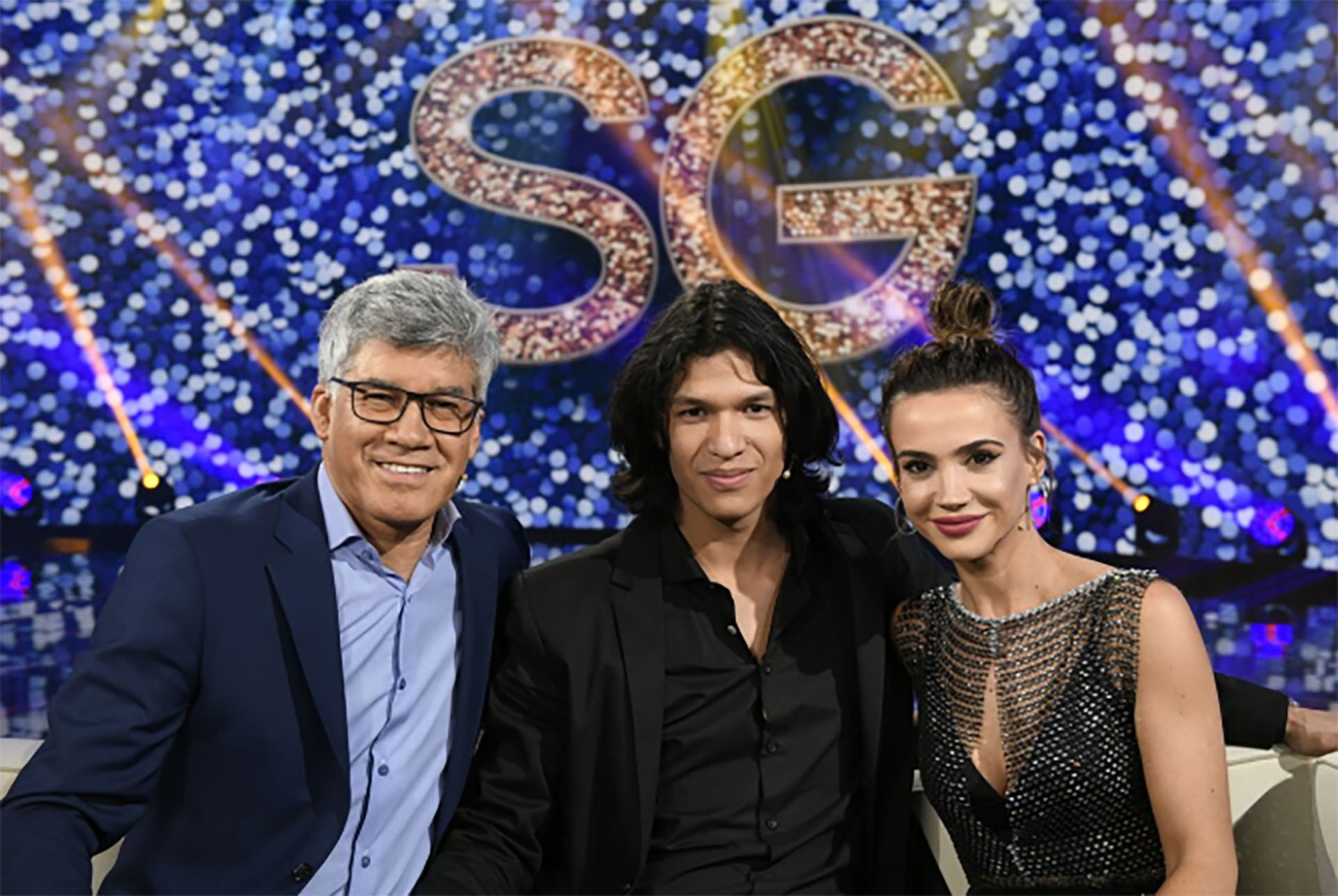 Celeste Cid, Jorge Román y Mauricio Paniagua (Prensa Telefe)