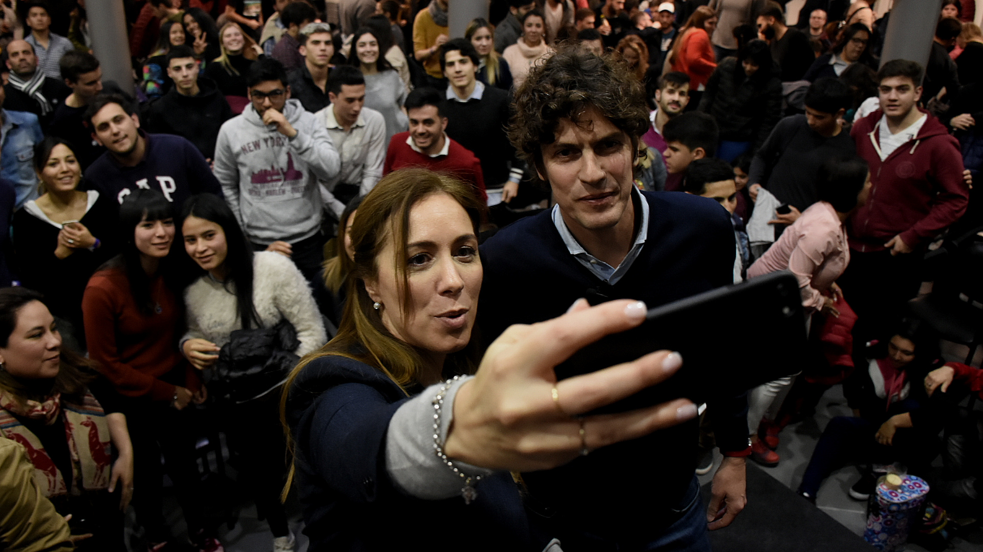Vidal buscó el voto joven de la mano de Lousetau