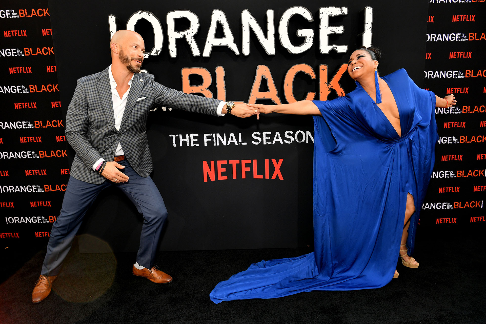Jessica Pimentel y Berto Colon vestida por Michael Costello.