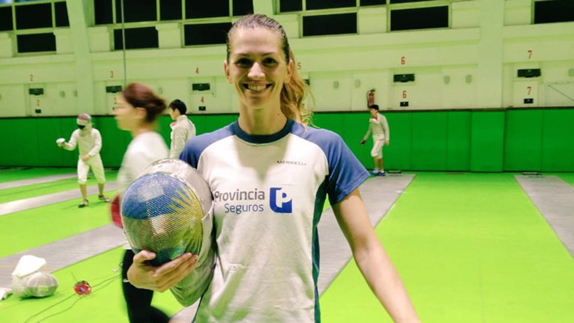 Belén Pérez Maurice denunció la pérdida de su equipaje en un vuelo (@belen_esgrima)
