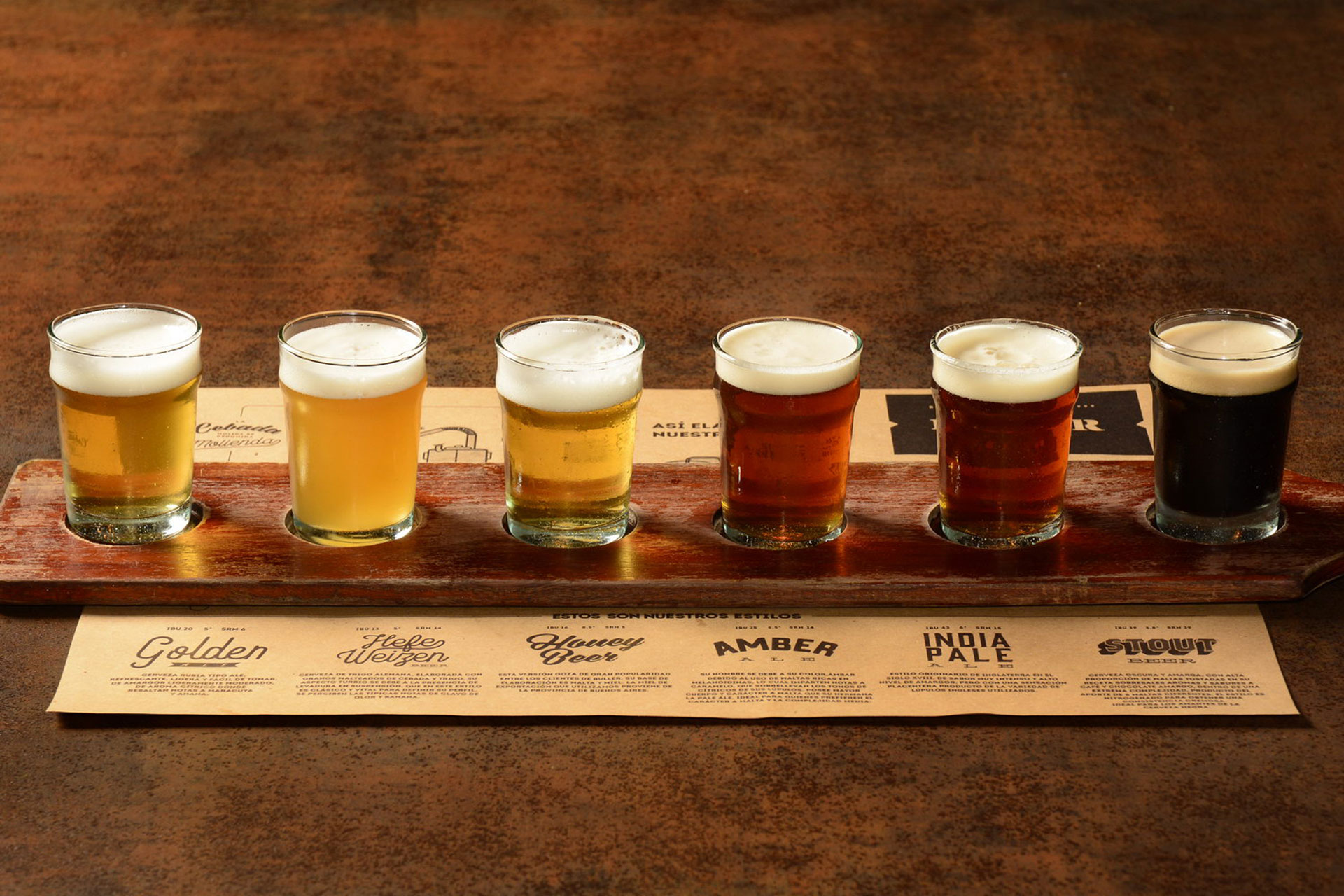 Los diferentes estilos de cervezas que hay en Buller