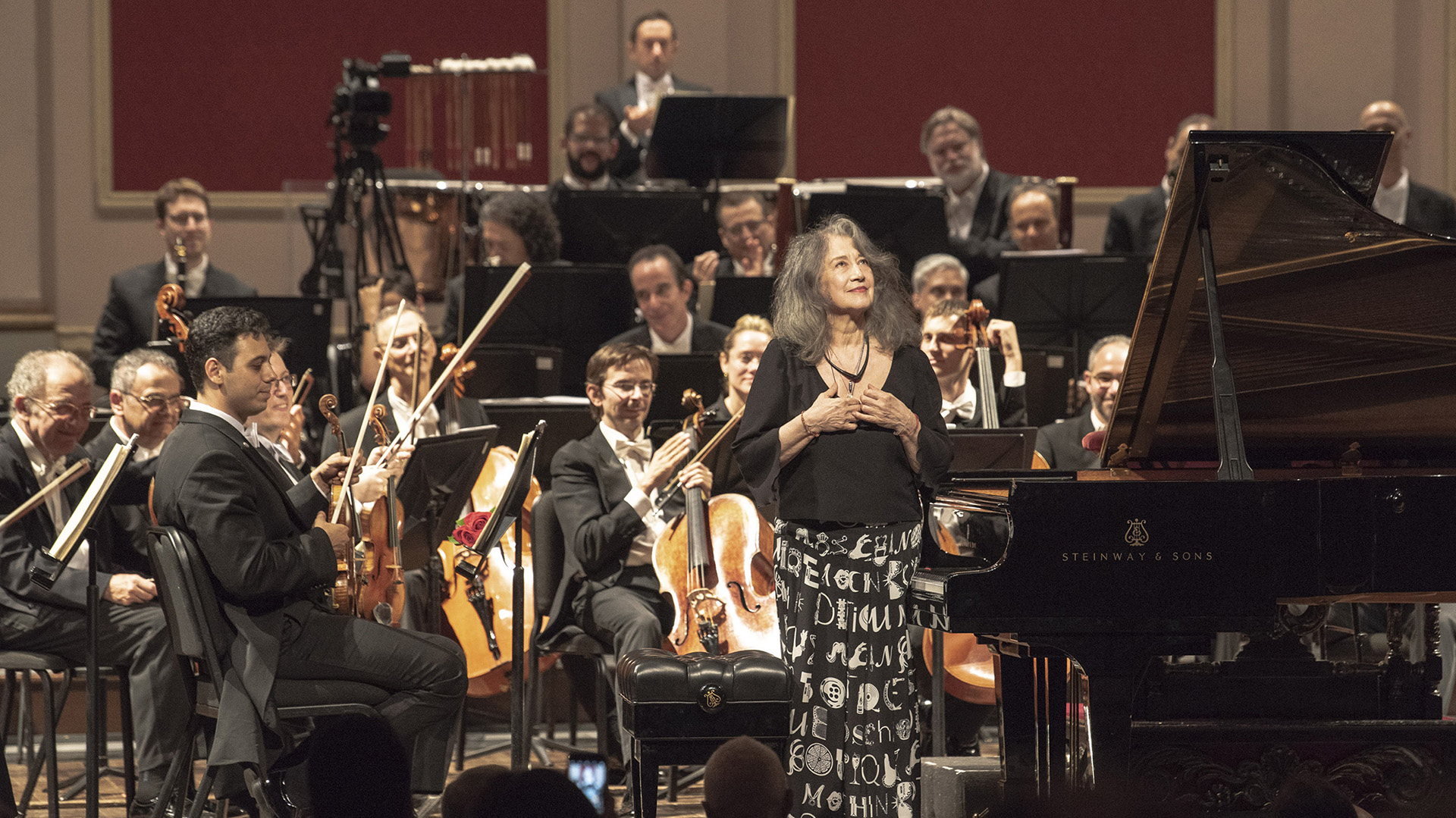 La pianista Martha Argerich