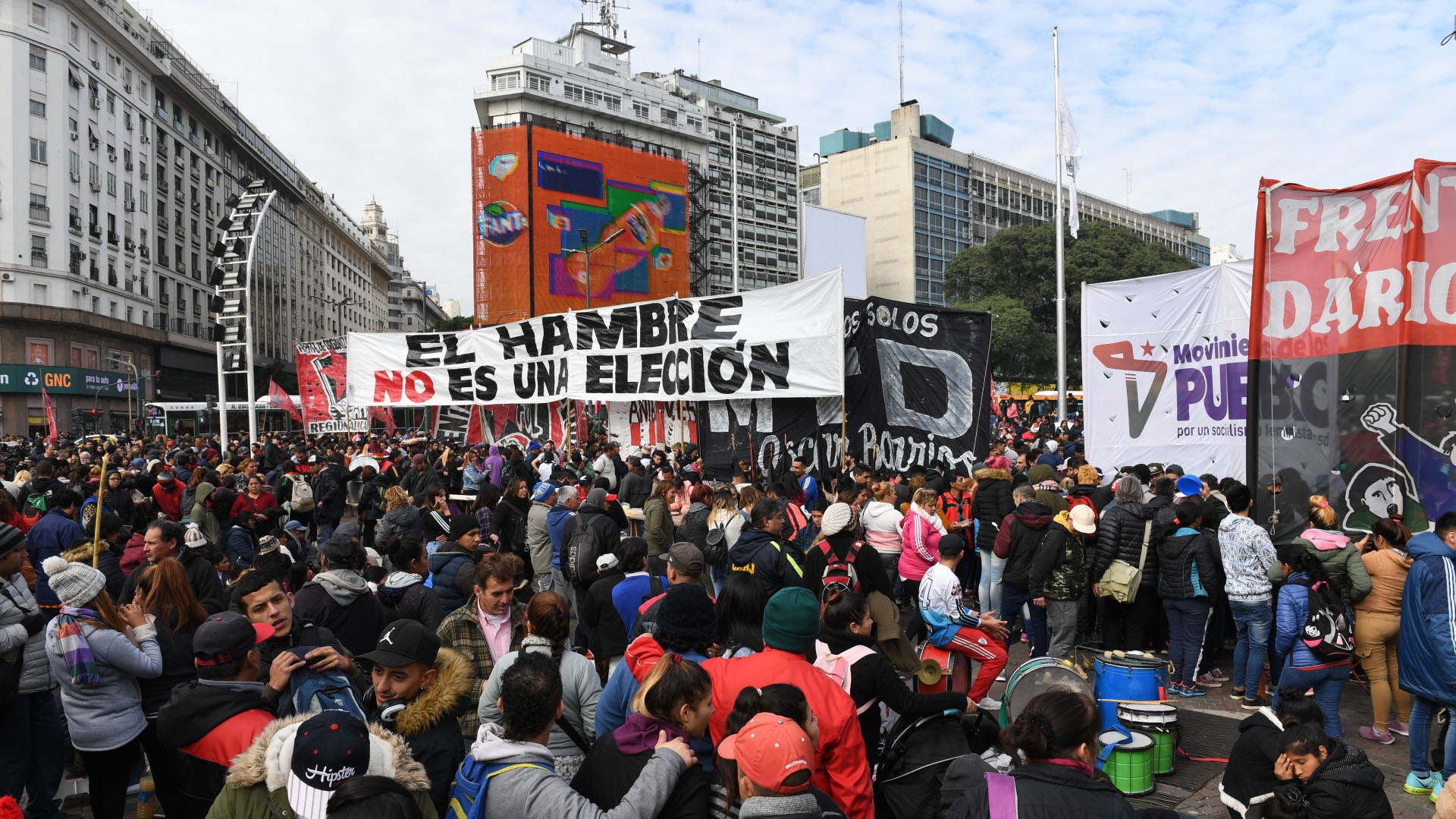 La movilización se llevó adelante en la ciudad de Buenos Aires y 17 provincias