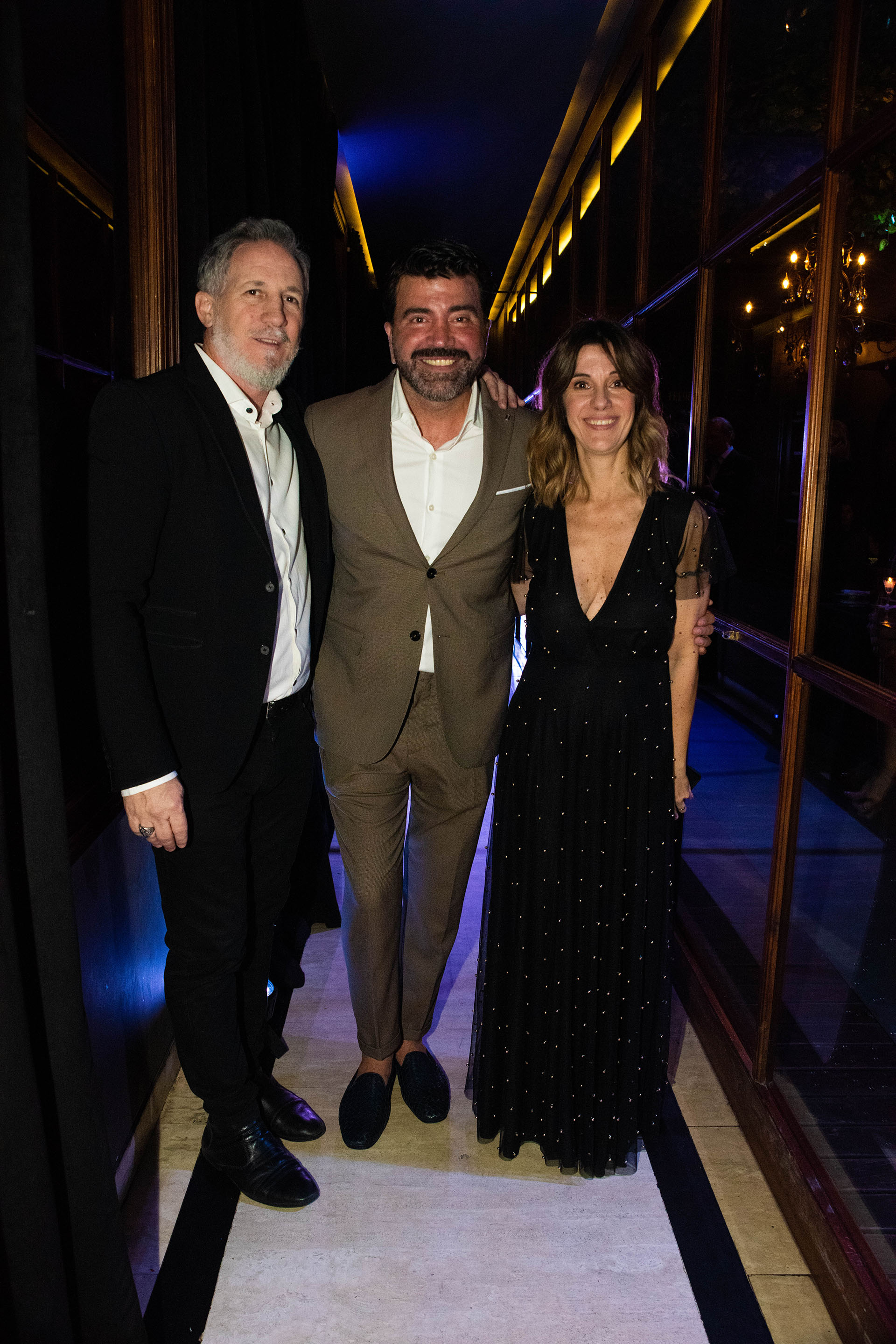Mariano Maciel, Javier Saiach y Alejandra Alburquerque