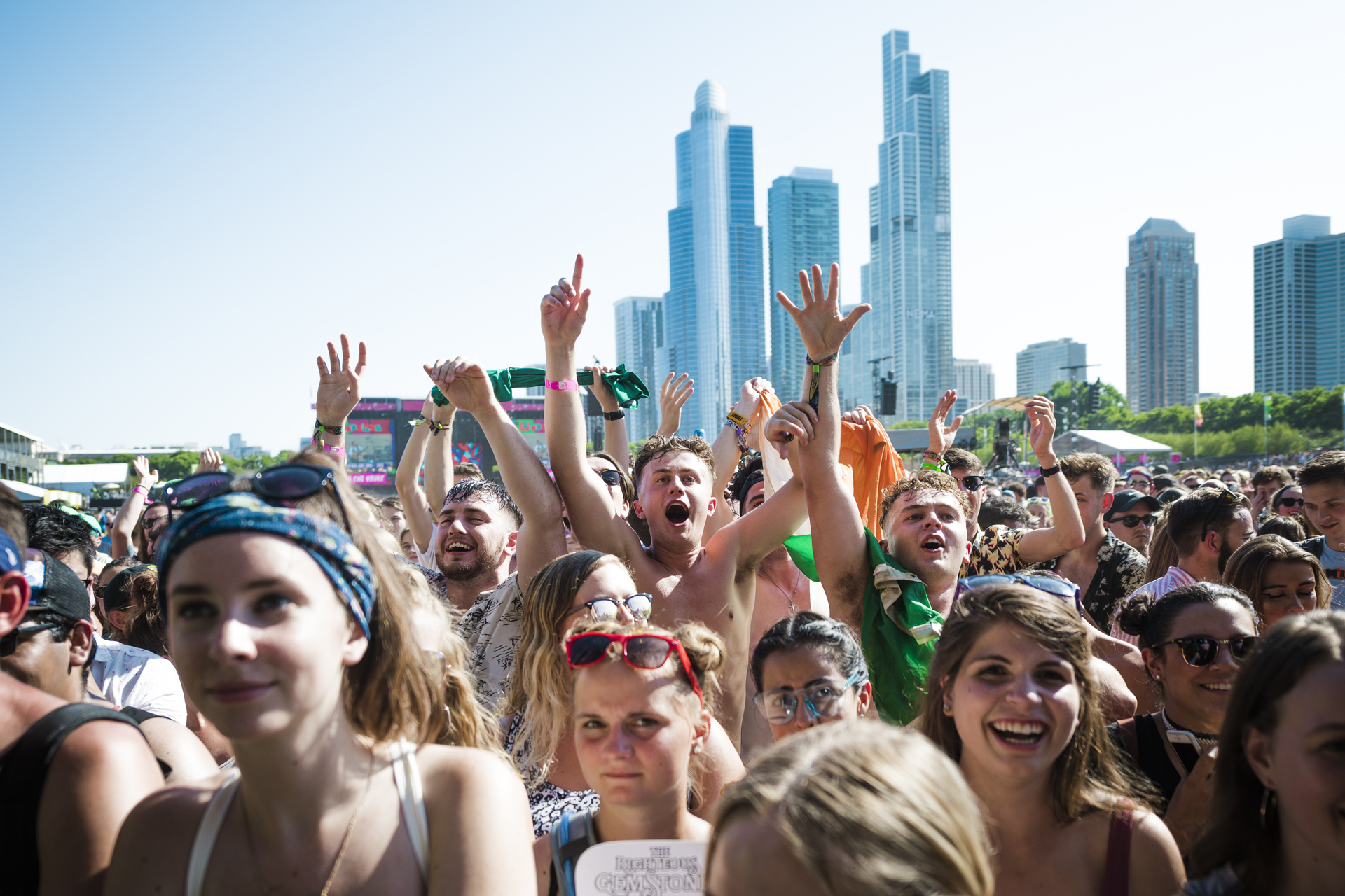 El público del Lolla disfrutó desde temprano el menú variado del viernes: música electrónica, rock, pop, hip-hop y mucho más