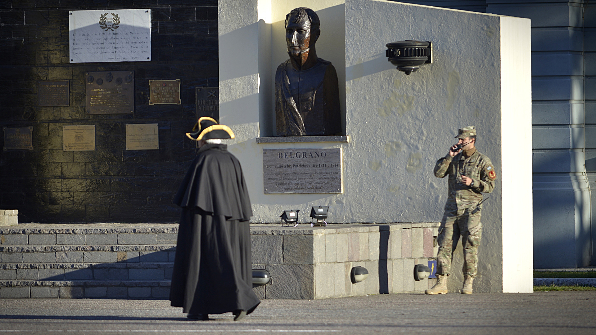 Las instalaciones del Regimiento de Infantería 1 “Patricios” son habitualmente espacio de actos recreativos históricos sobre hechos destacados de la historia argentina